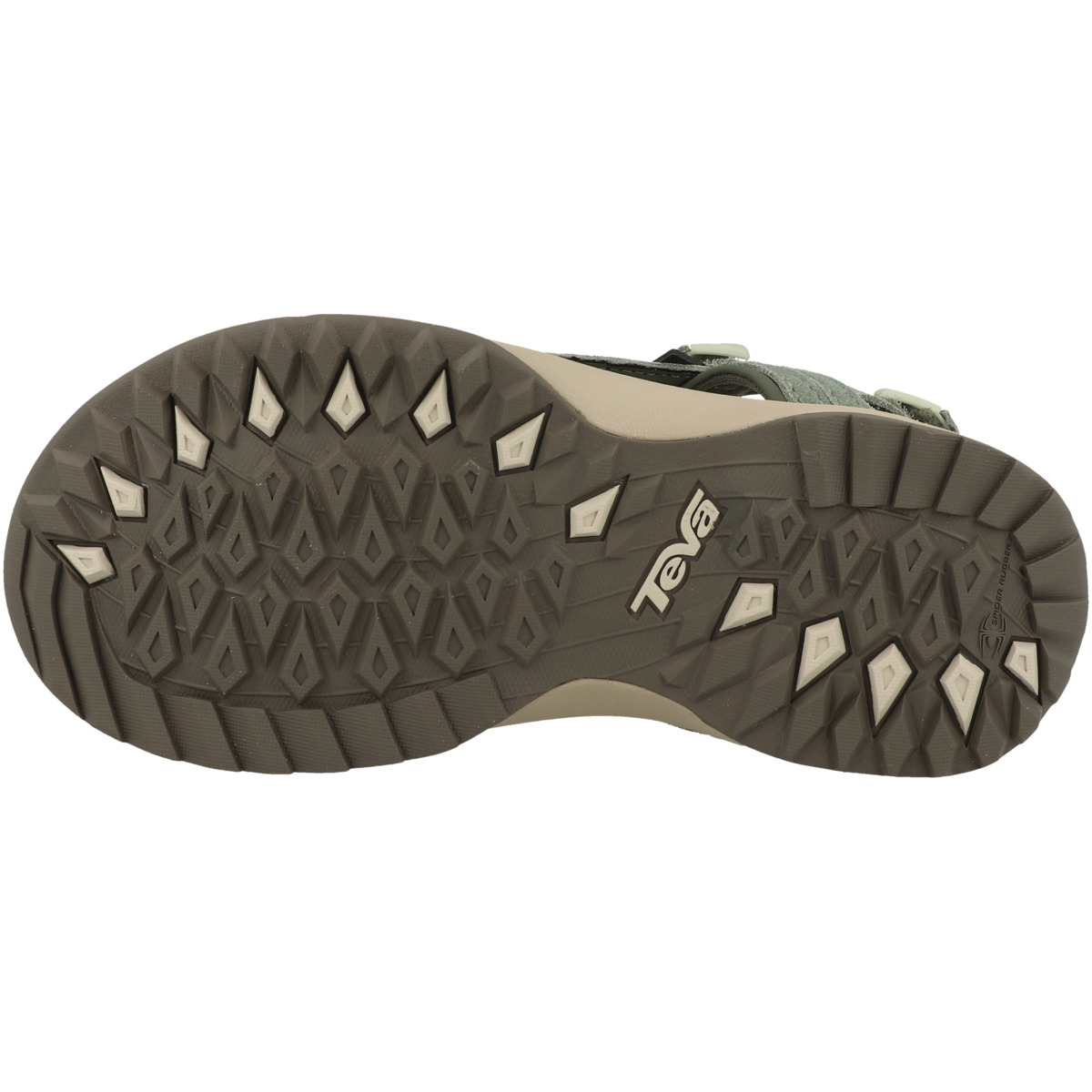 Teva Terra Fi Lite Suede Trekkingsandale hellgruen