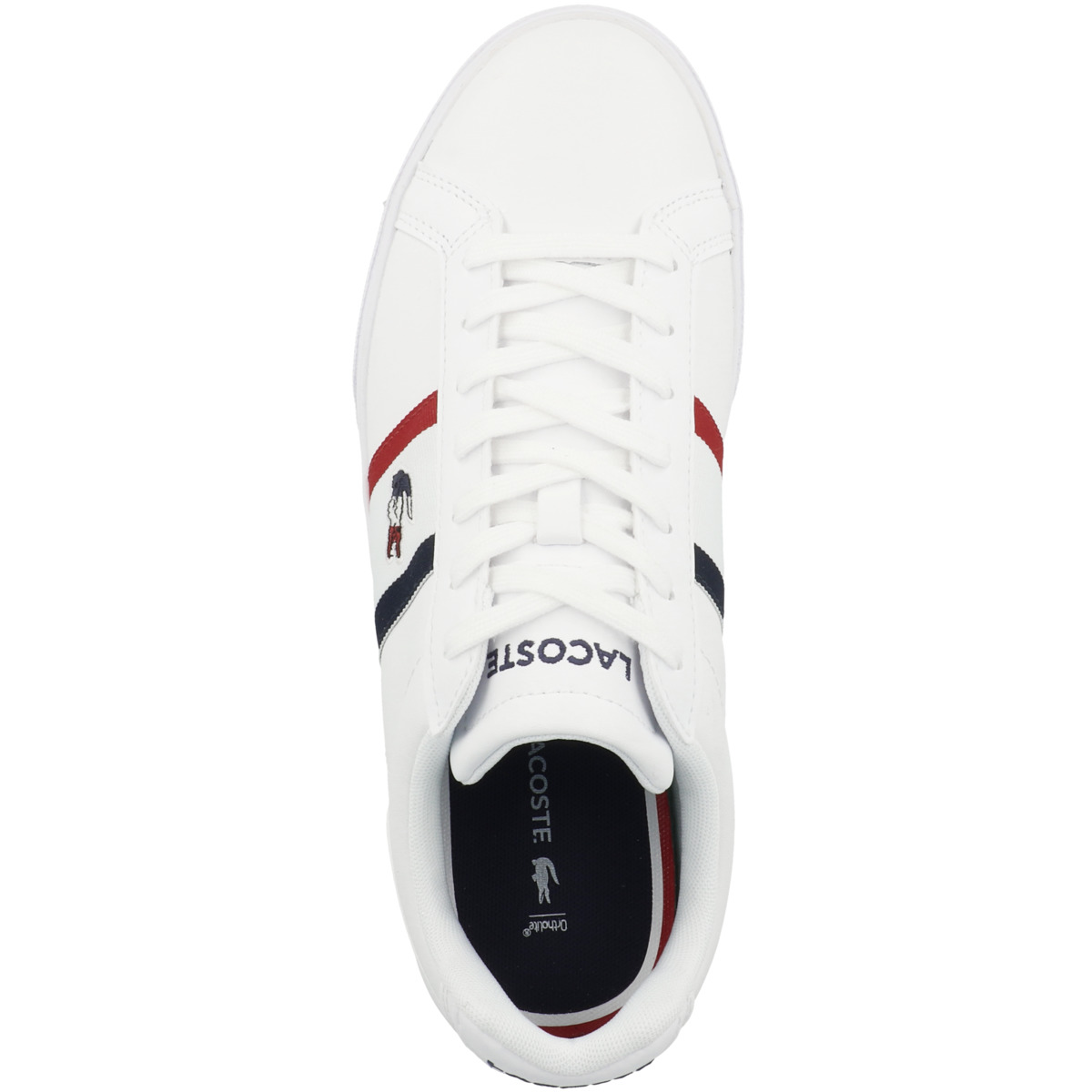 Lacoste Lerond Pro Tri 123 1 CMA Leather Sneaker weiss