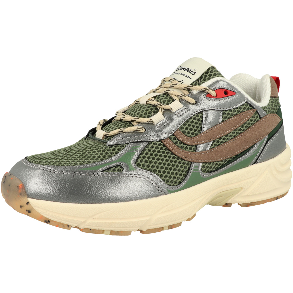 Genesis G-Eco'99 Spotted Sole Sneaker low silber