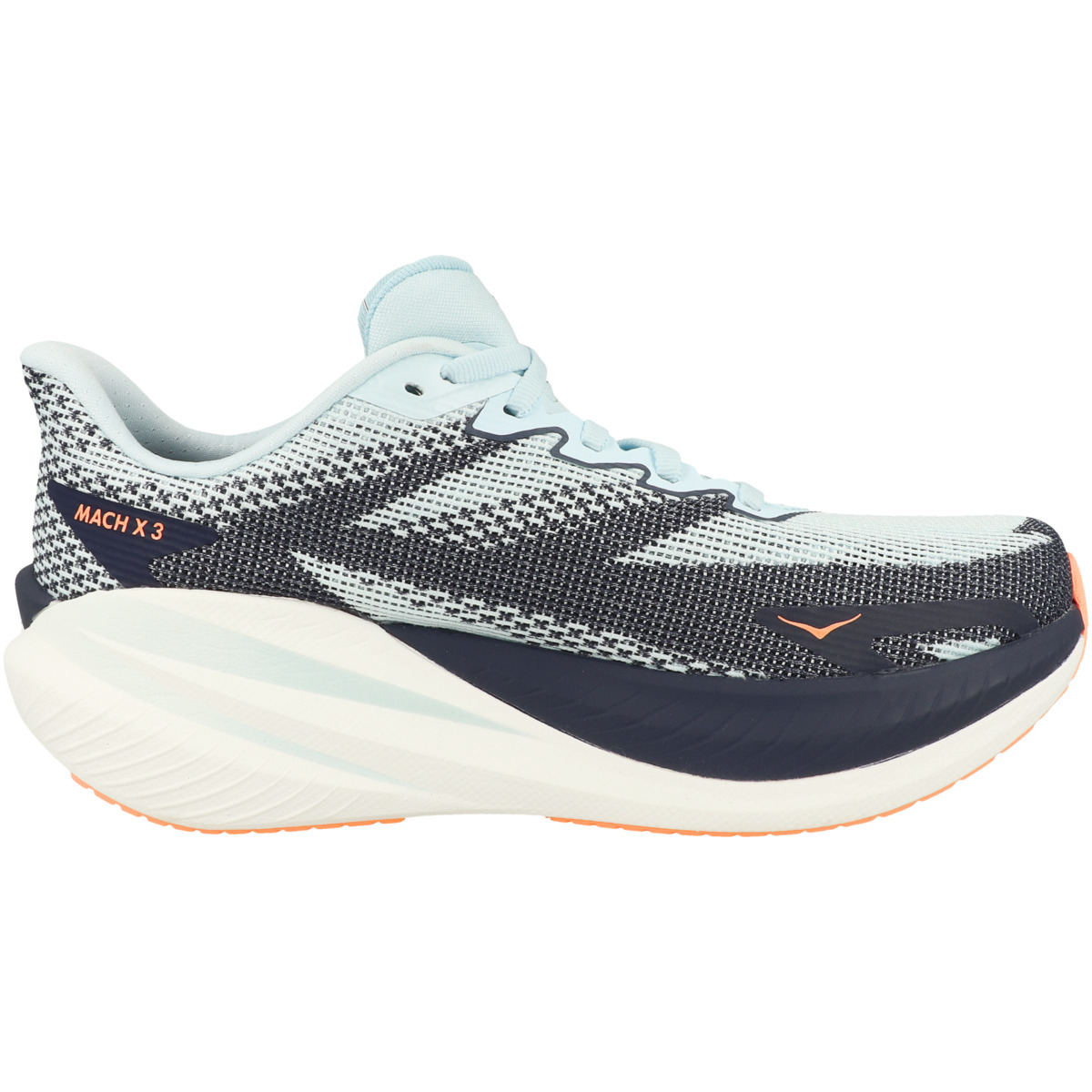 HOKA Mach X 3 Laufschuhe hellblau