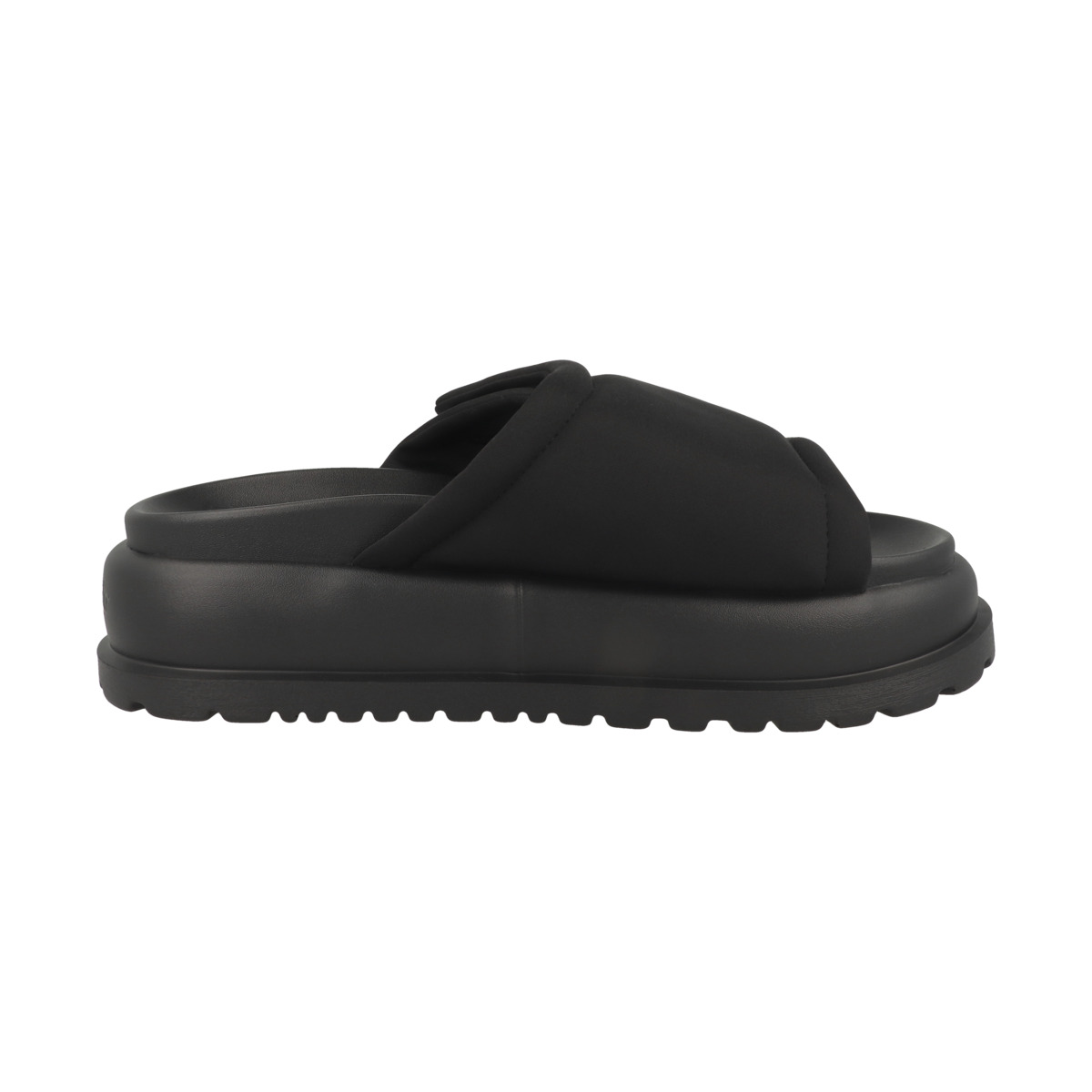 Buffalo Palma Velcro Pantolette schwarz