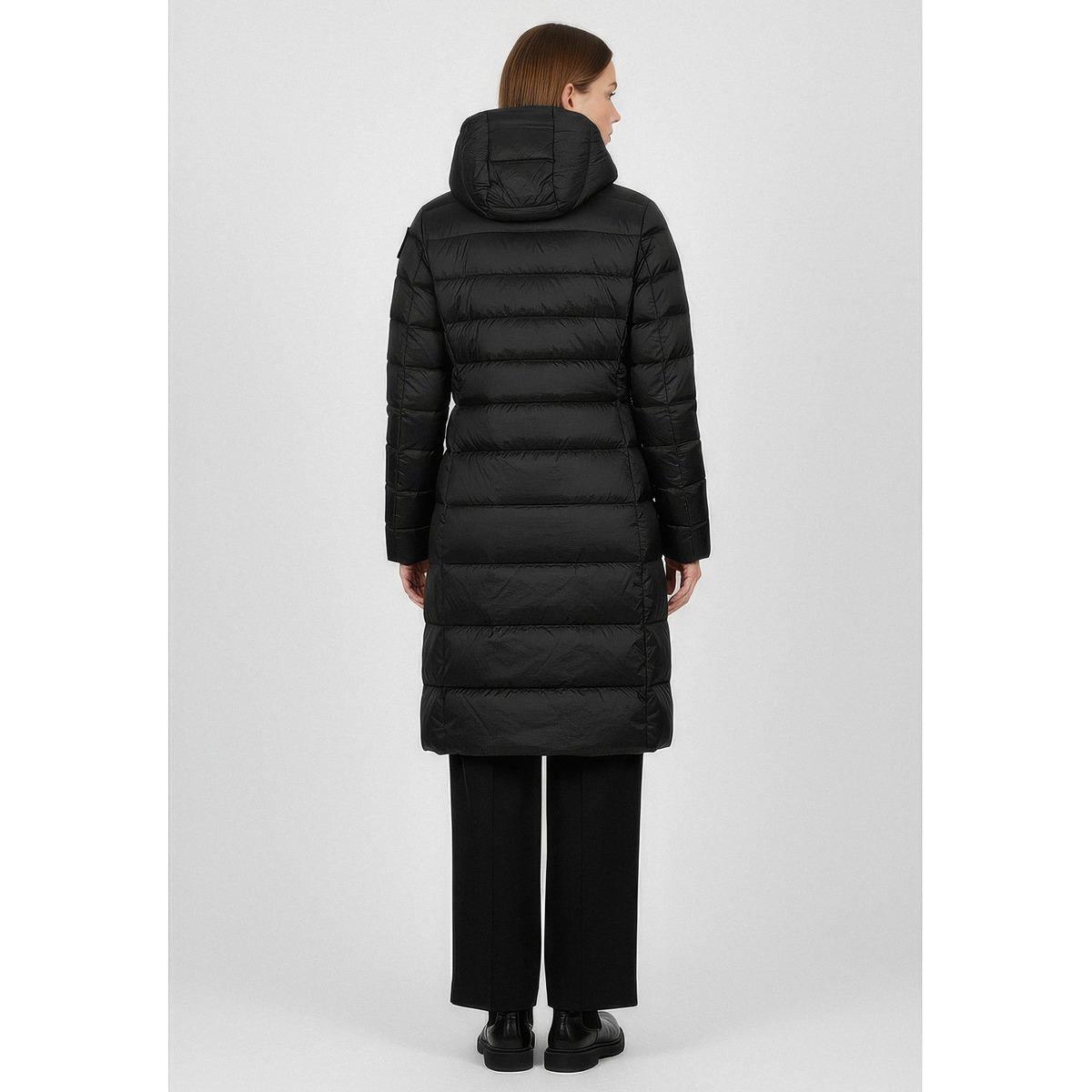 Blauer Anita Daunenjacke schwarz