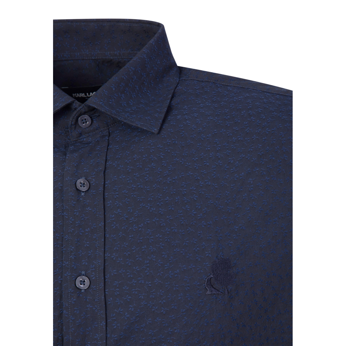 KARL LAGERFELD 605084 Hemd dunkelblau