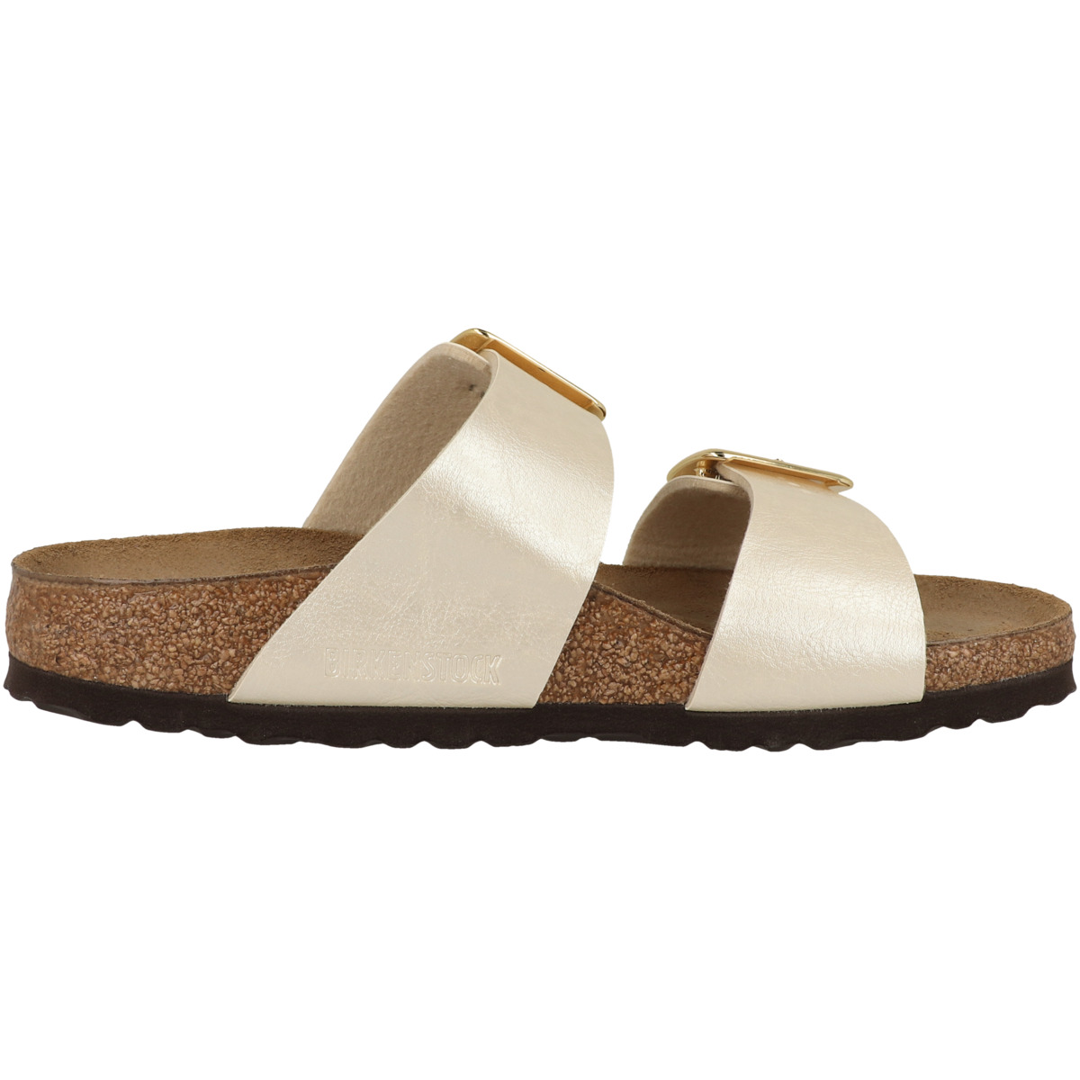 Birkenstock Sydney Cushion Buckle Birko-Flor Graceful Sandale schmal weiss