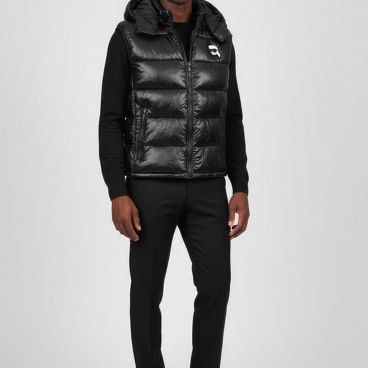 KARL LAGERFELD 505023 Weste schwarz