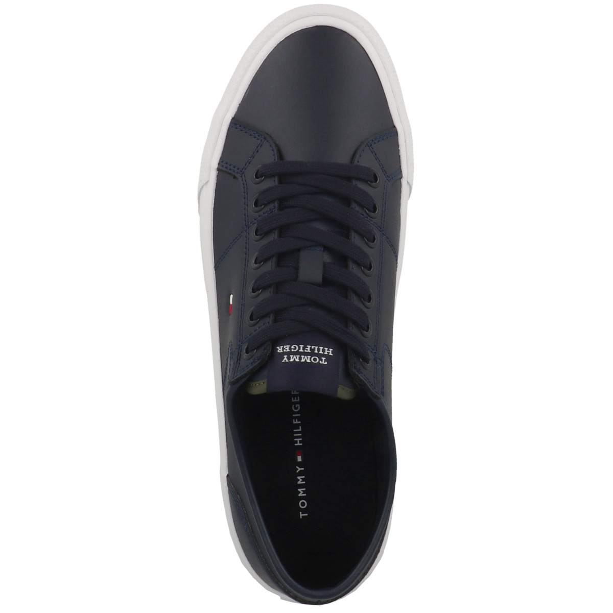 Tommy Hilfiger Core Vulcanized Cleated Leather Sneaker dunkelblau