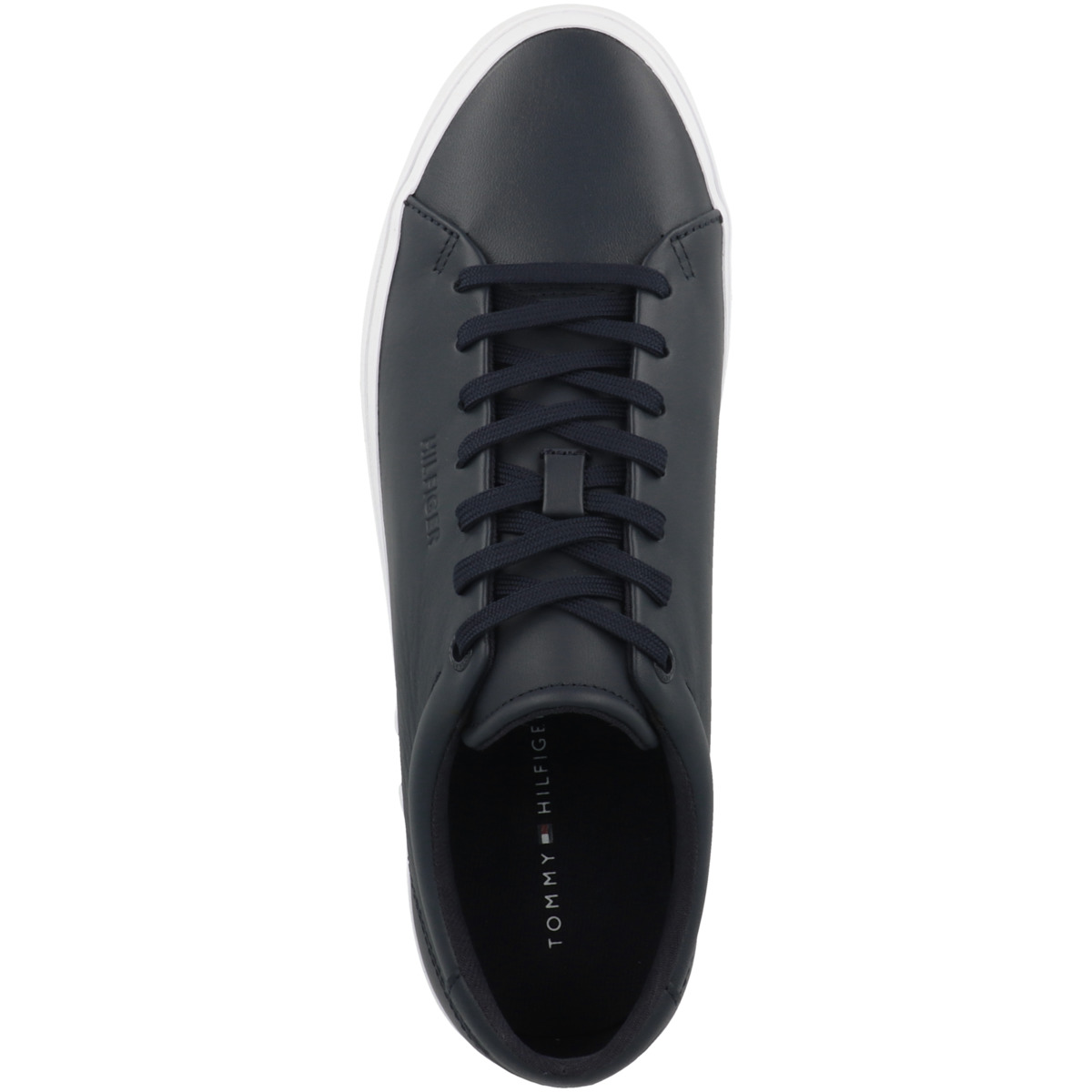 Tommy Hilfiger Modern Vulc Corporate Leather Sneaker dunkelblau