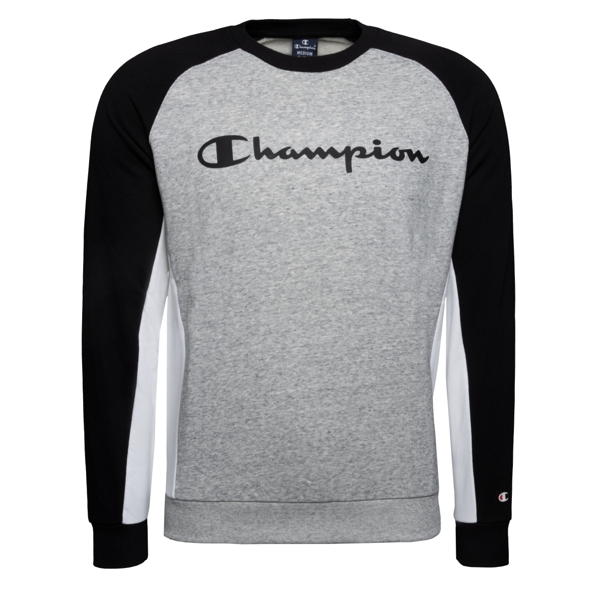 Champion Crewneck Sweatshirt Pullover grau