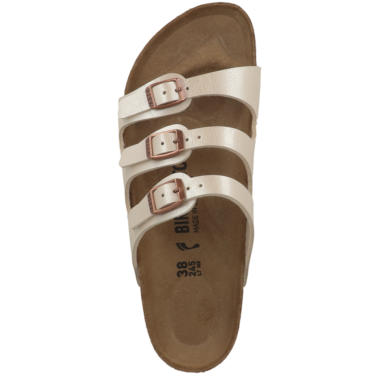 Birkenstock Florida Birko-Flor Graceful Sandale schmal beige