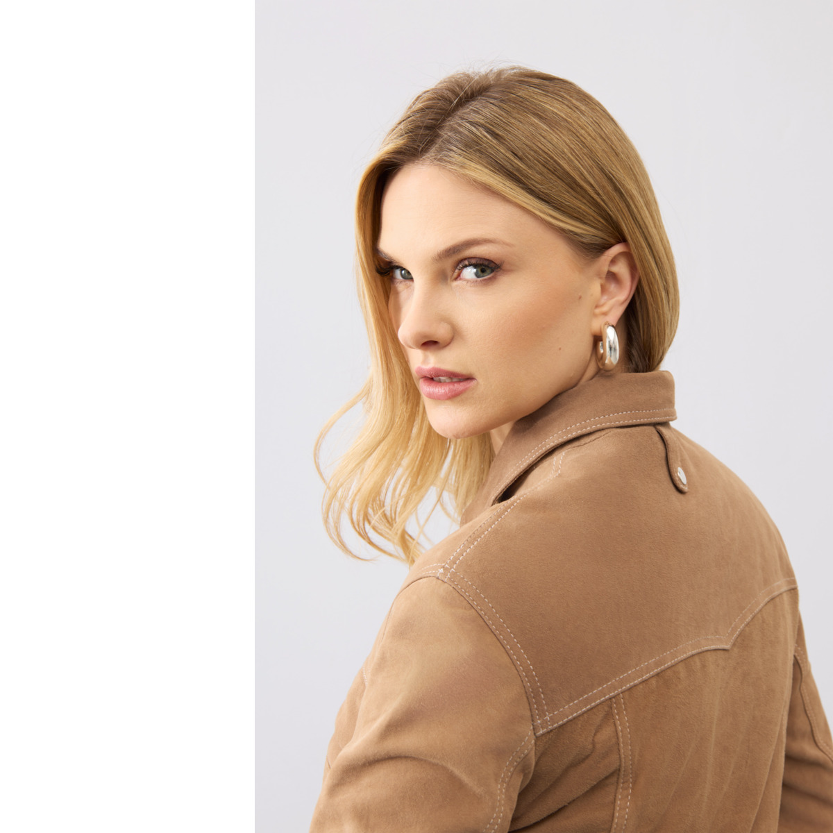 Bolongaro Trevor Freya Trucker Lederjacke braun
