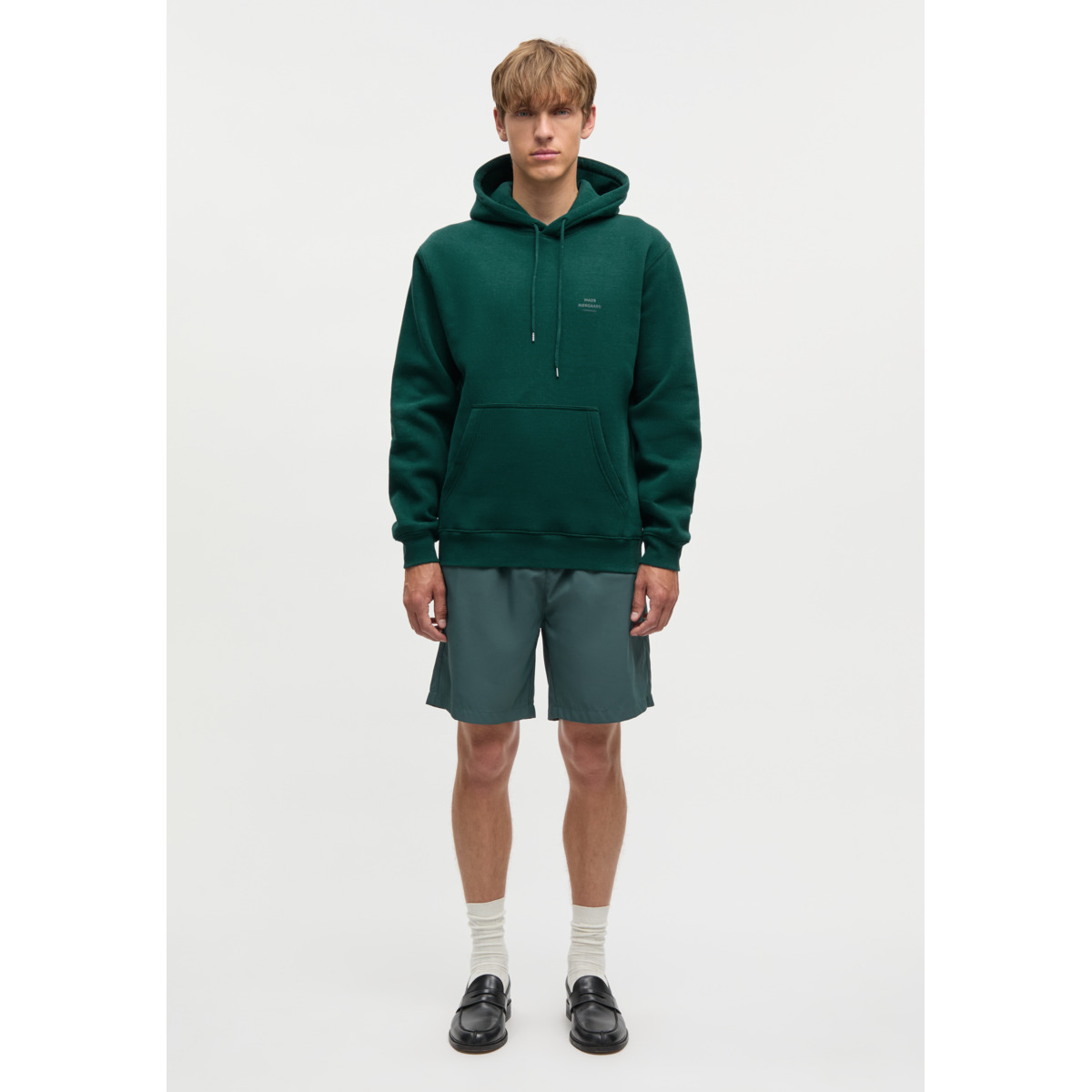 Mads Norgaard Standard Kapuzenpullover dunkelgruen