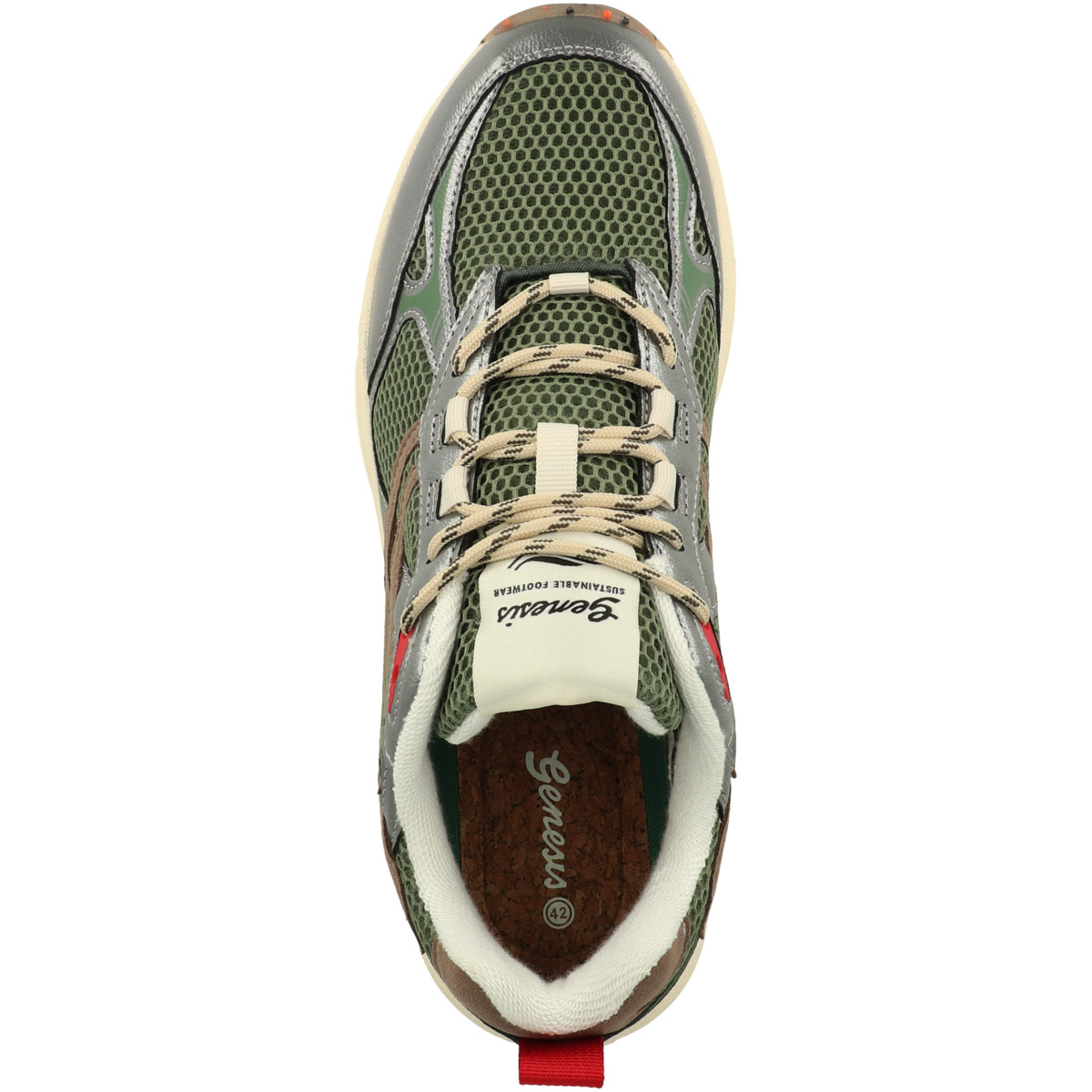 Genesis G-Eco'99 Spotted Sole Sneaker low silber