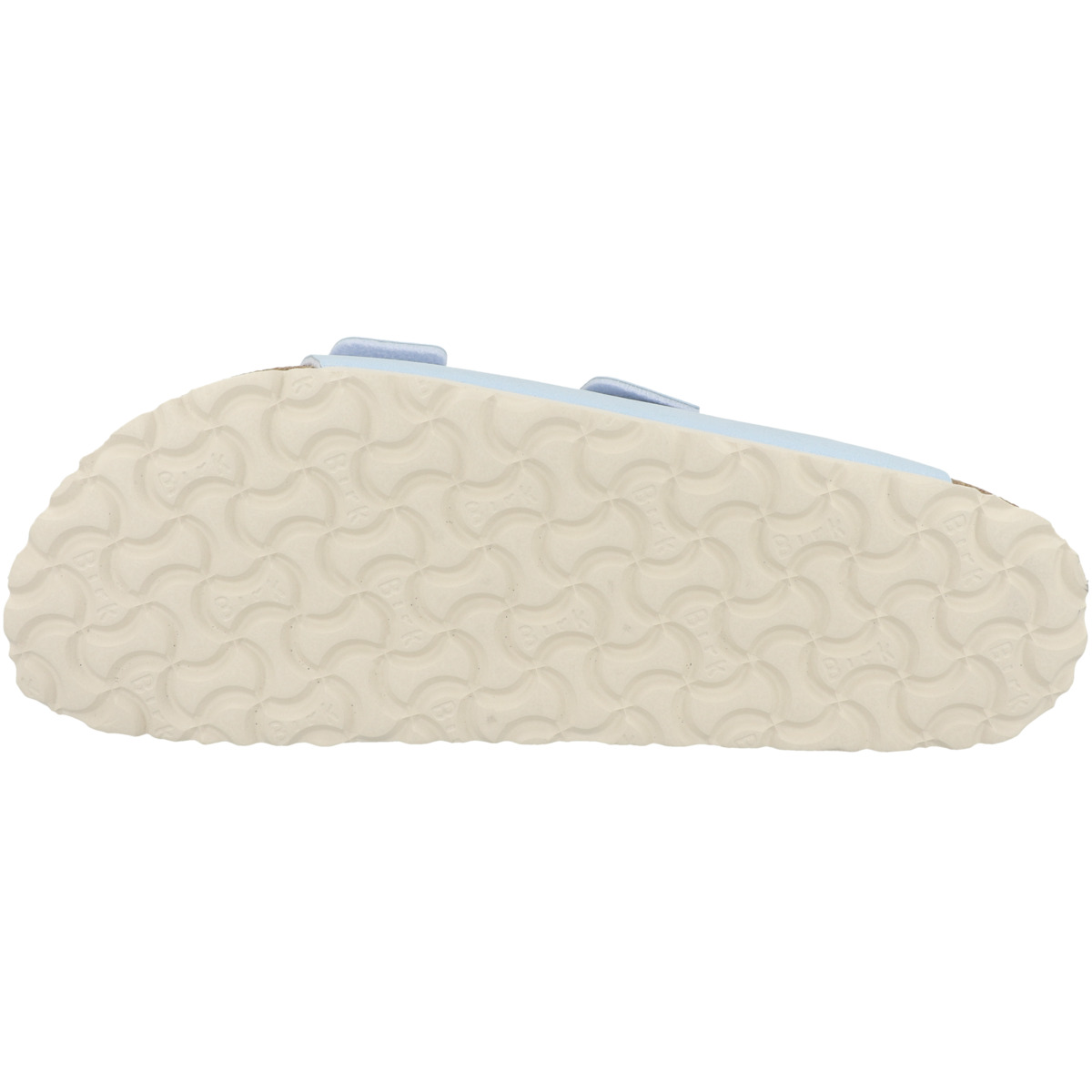 Birkenstock Arizona Birko-Flor Nubuk Sandale schmal hellblau