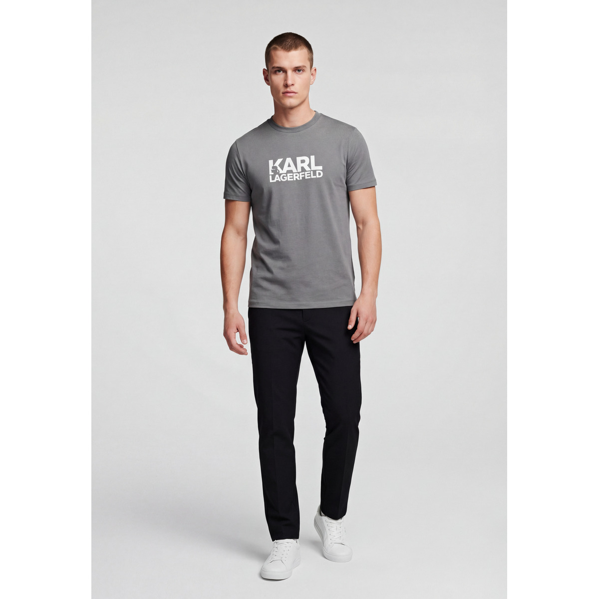 KARL LAGERFELD 755780 T-Shirt dunkelgrau