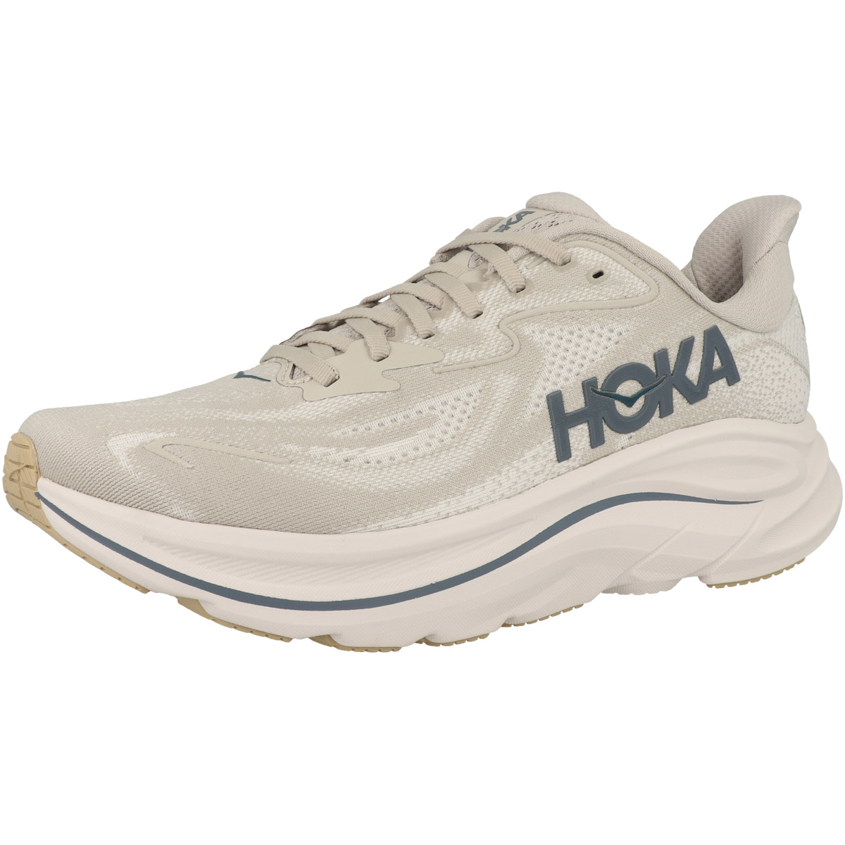 HOKA Clifton 10 Laufschuhe hellgrau/rosa