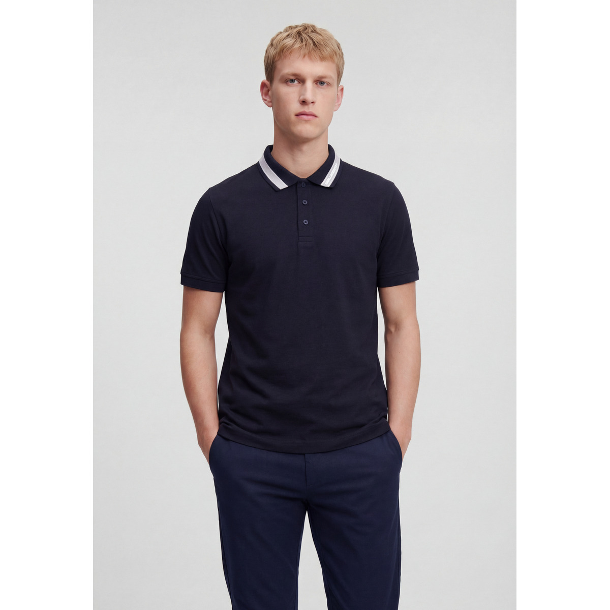 KARL LAGERFELD 745001 Poloshirt dunkelblau