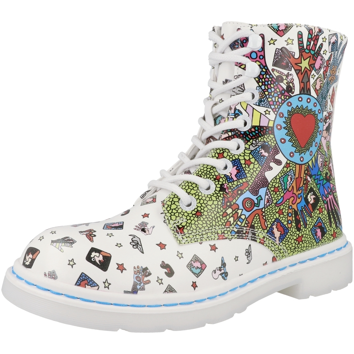 Dockers by Gerli 45TS201 X Art Limited Edition Boots weiss