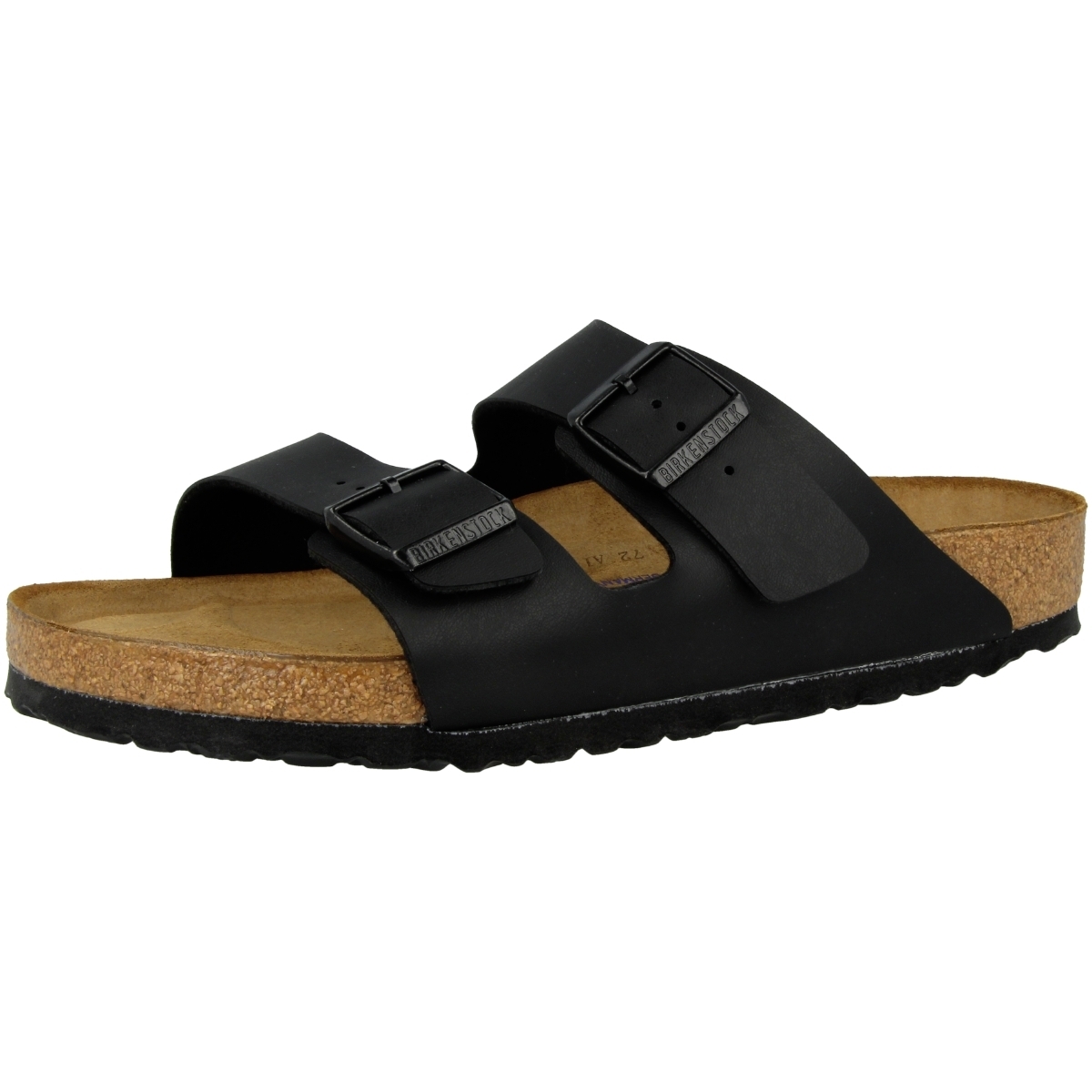 Birkenstock Arizona SFB Birko-Flor Sandale Weichbettung normal schwarz