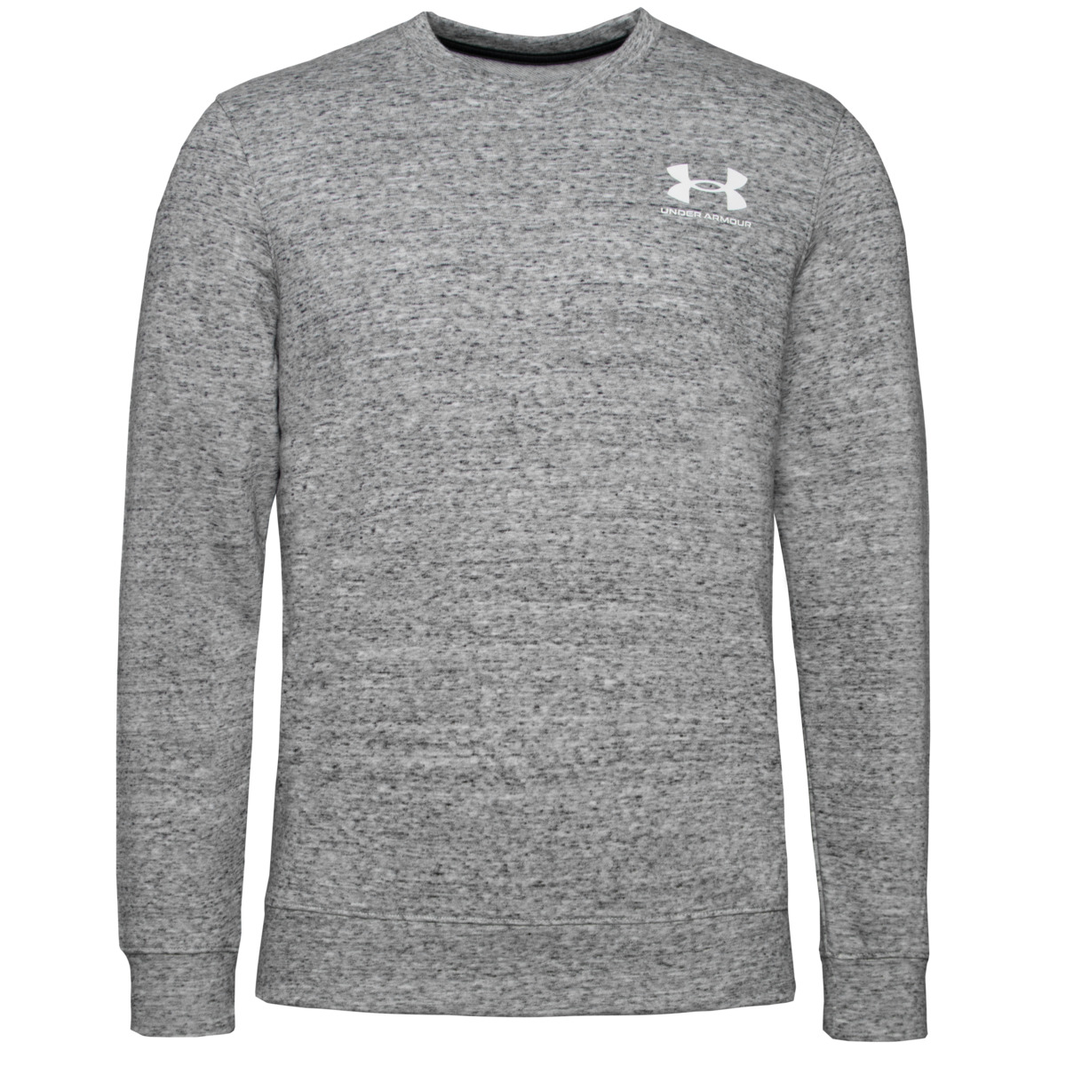 Under Armour Rival Terry LC Crew Neck Sweatshirt weiss