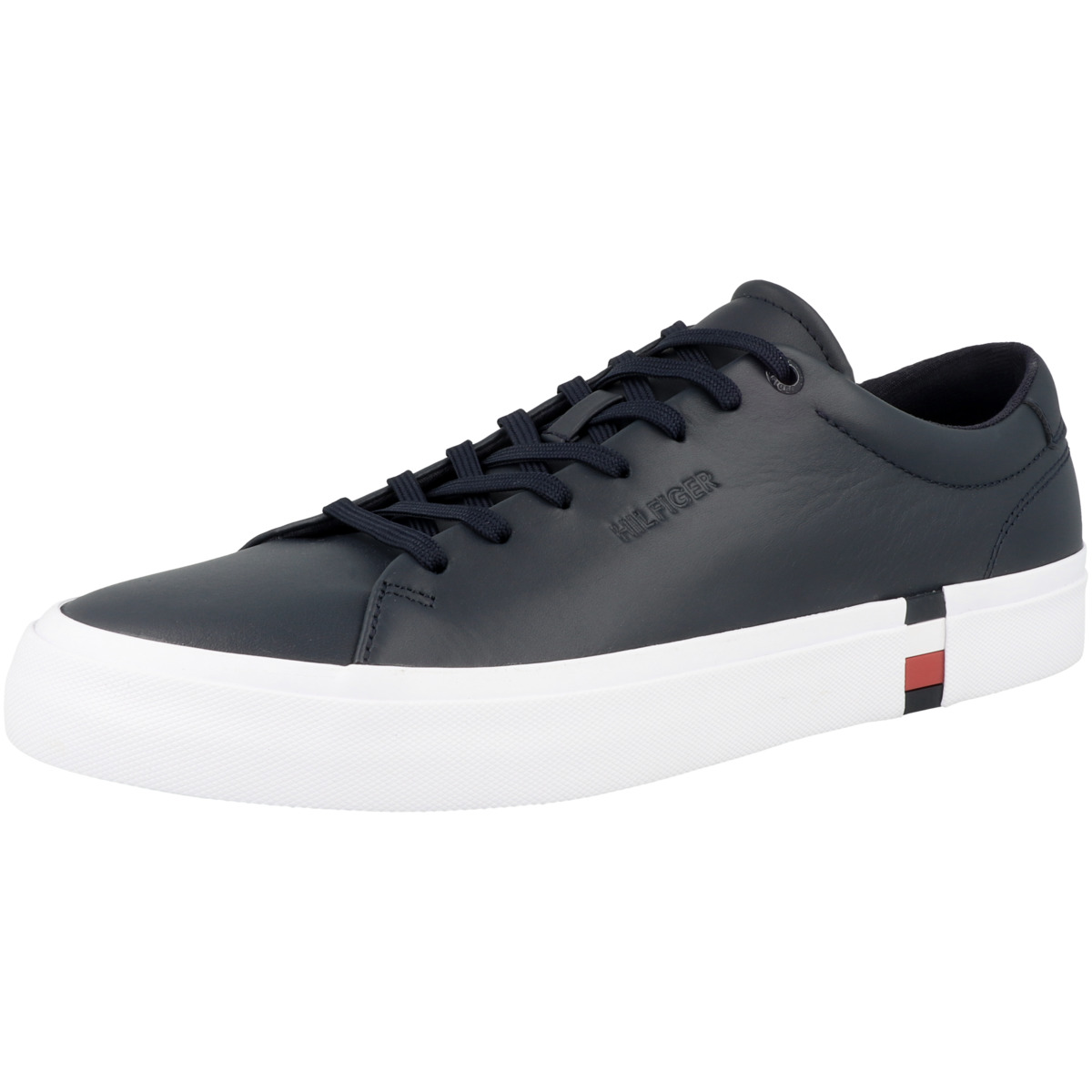 Tommy Hilfiger Modern Vulc Corporate Leather Sneaker dunkelblau