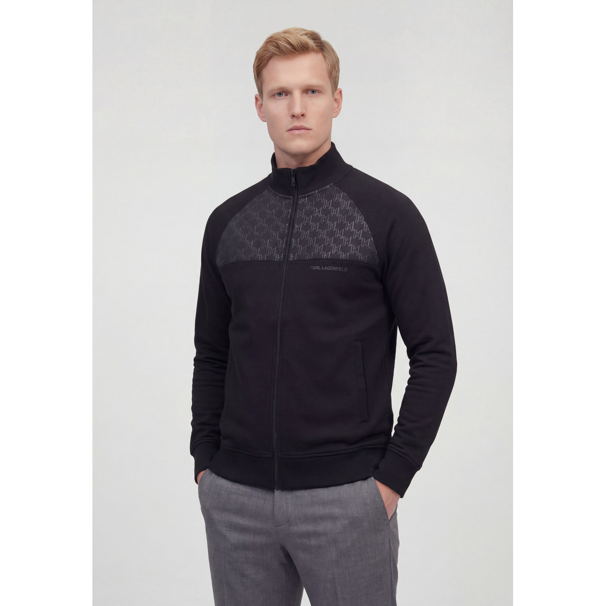 KARL LAGERFELD 705000 Sweatjacke schwarz