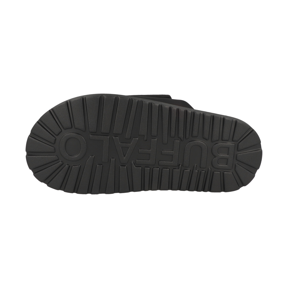 Buffalo Palma Velcro Pantolette schwarz