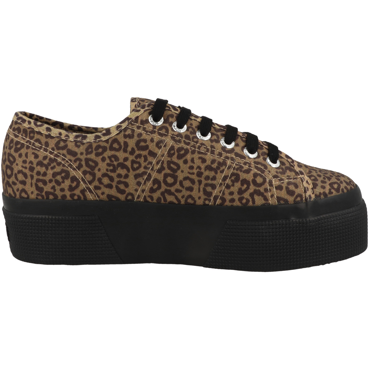 Superga 3790 Platform Black Leopard Pr Sneaker low braun