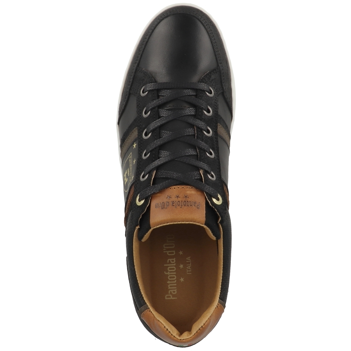 Pantofola d Oro Ravenna Uomo Low Sneaker schwarz