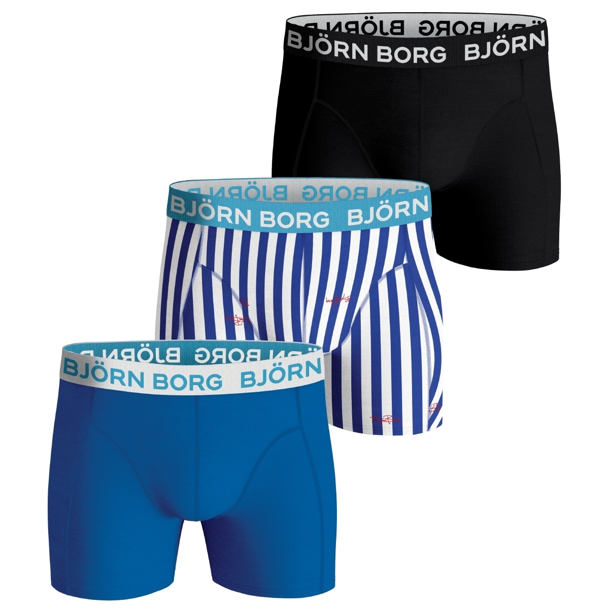 Björn Borg Essential Boxer 3er Pack Boxershorts multicolor