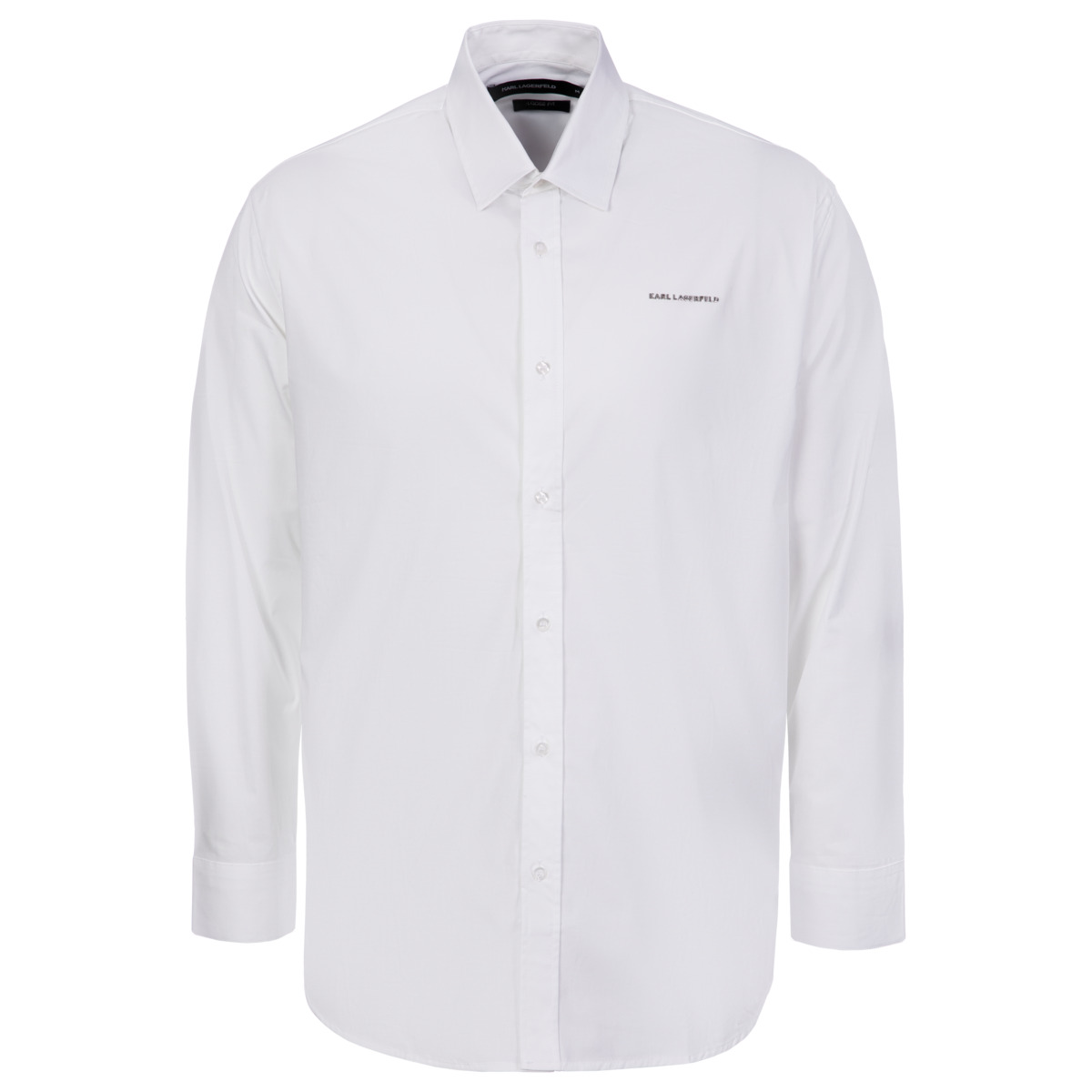KARL LAGERFELD 605932 Langarmhemd weiss