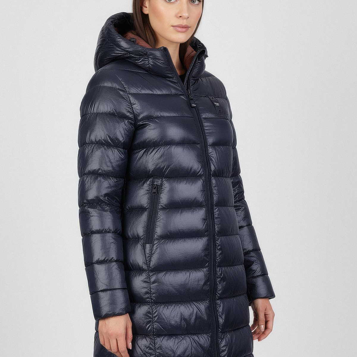 Blauer Adelaide Steppjacke dunkelblau