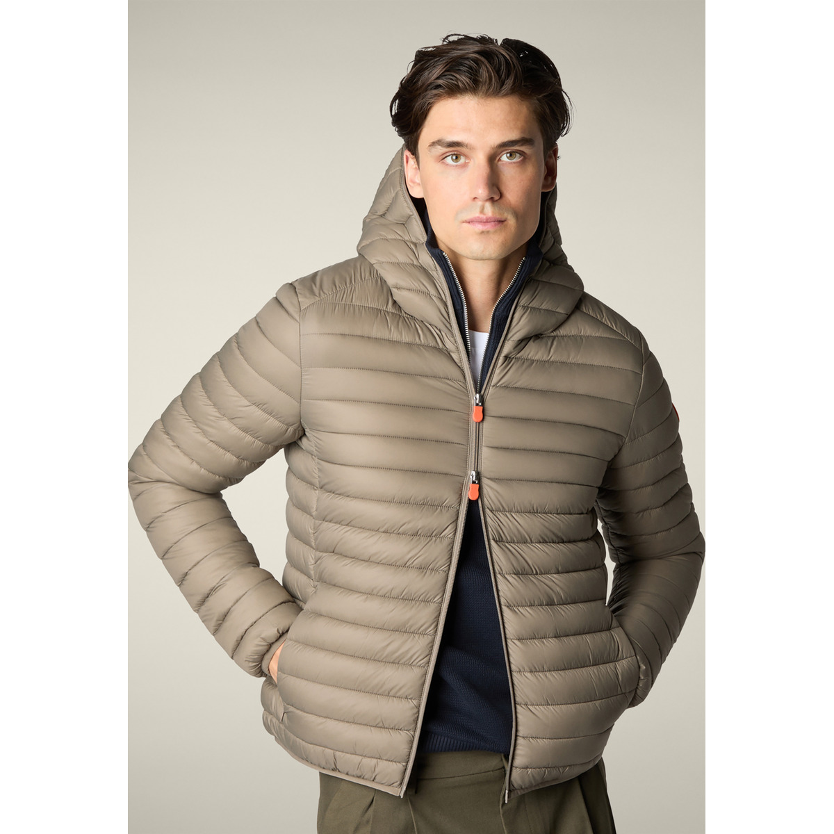Save the Duck Donald Steppjacke grau