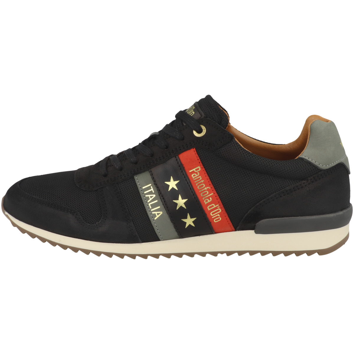 Pantofola d Oro Rizza N Uomo Low Sneaker schwarz