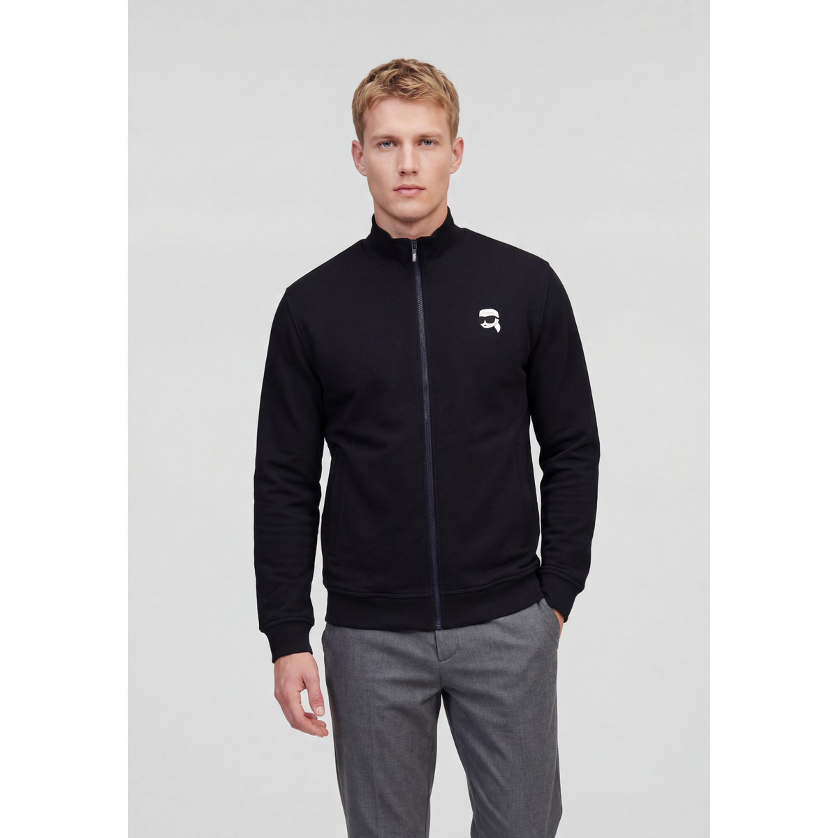 KARL LAGERFELD 705712 Sweatjacke dunkelblau