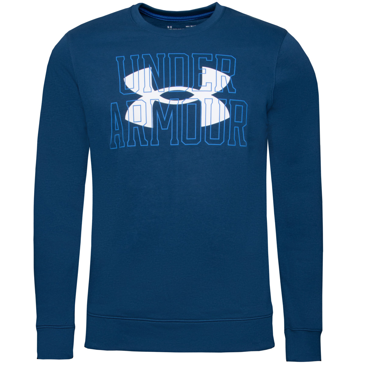 Under Armour Rival Terry Logo Crew Sweatshirt blau