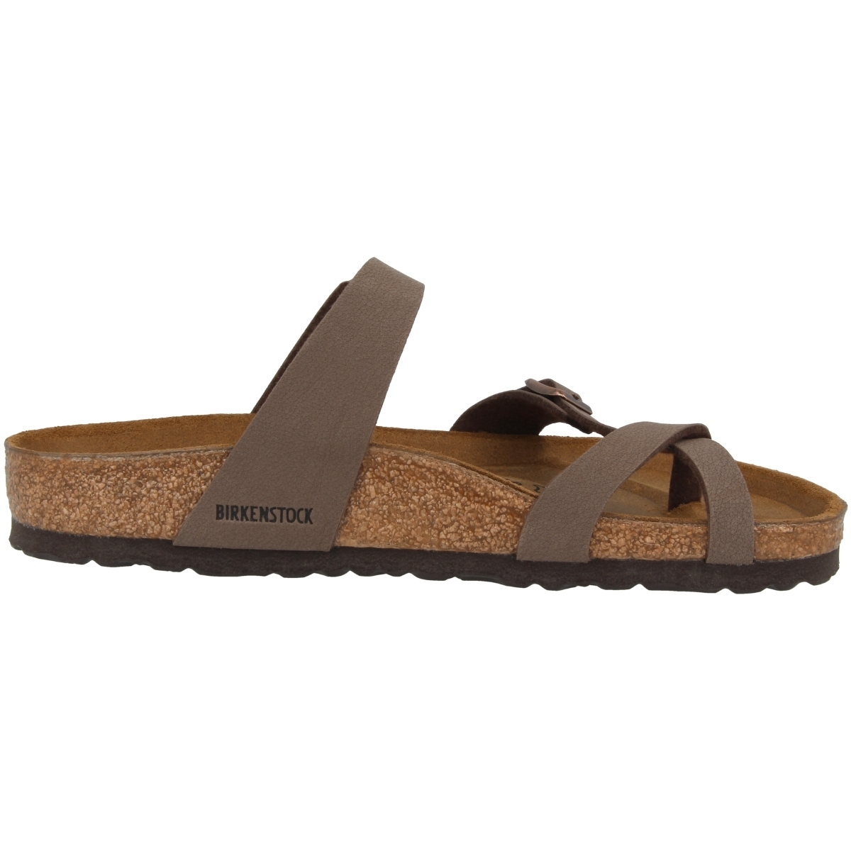 Birkenstock Mayari Birko-Flor Nubuk Sandale normal braun