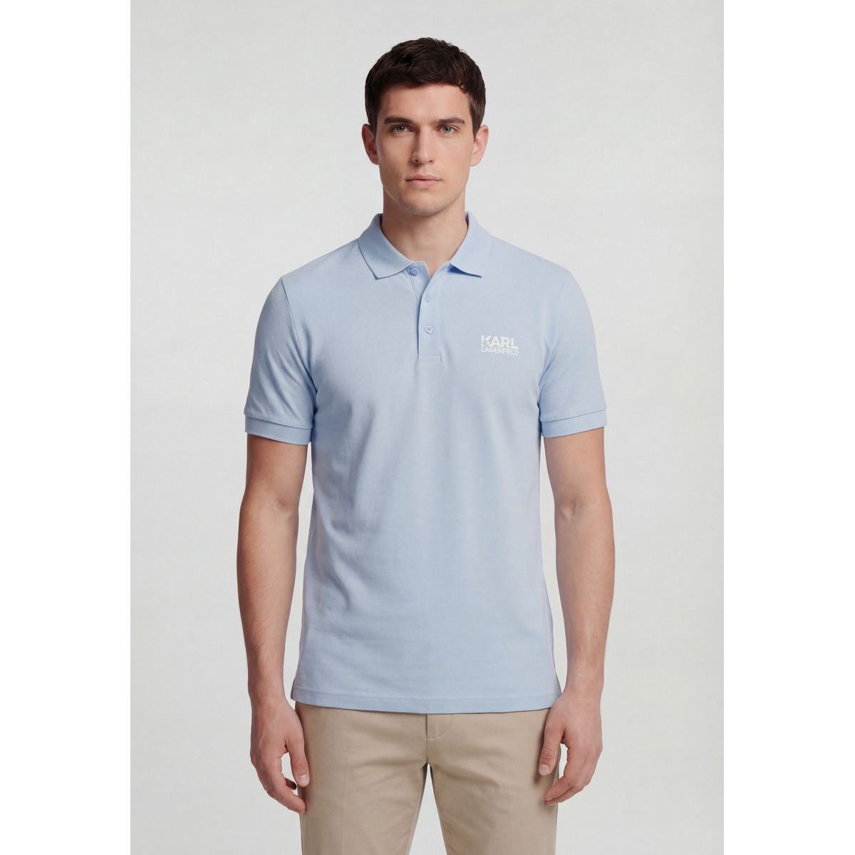 KARL LAGERFELD 745780 Poloshirt hellblau