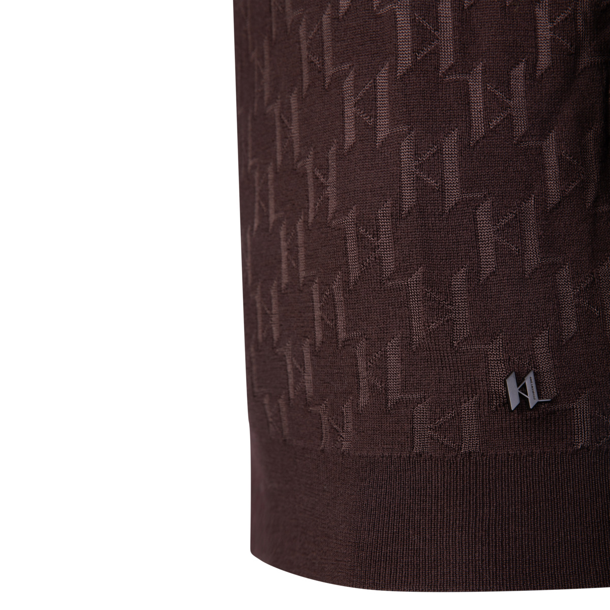KARL LAGERFELD 655012 Langarmshirt dunkelbraun