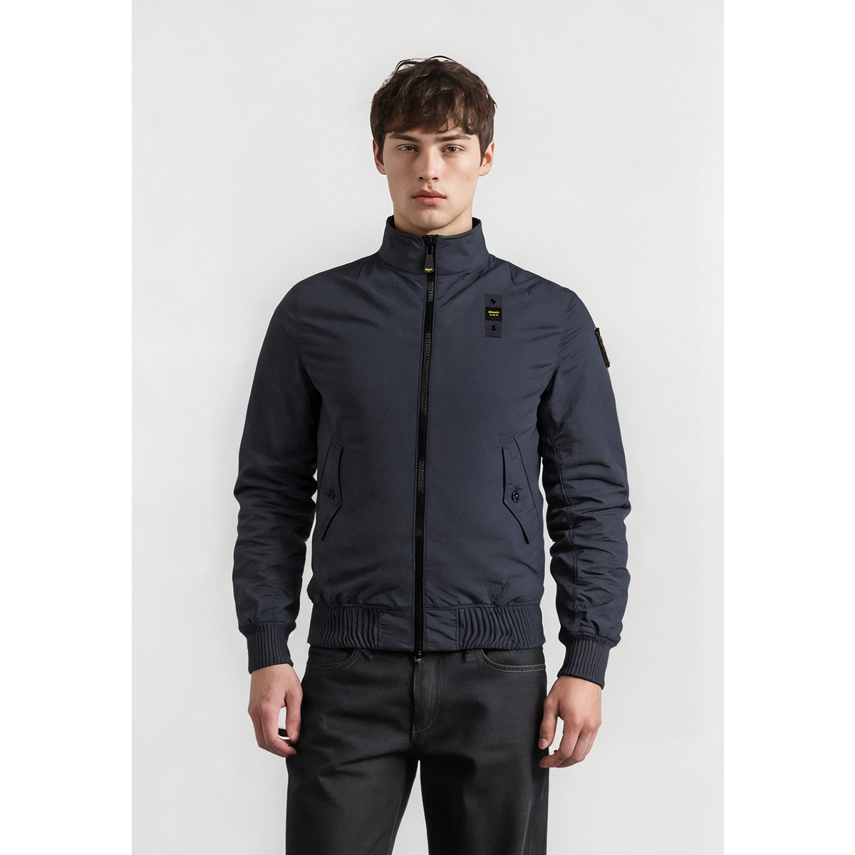 Blauer Alwin Übergangsjacke blau