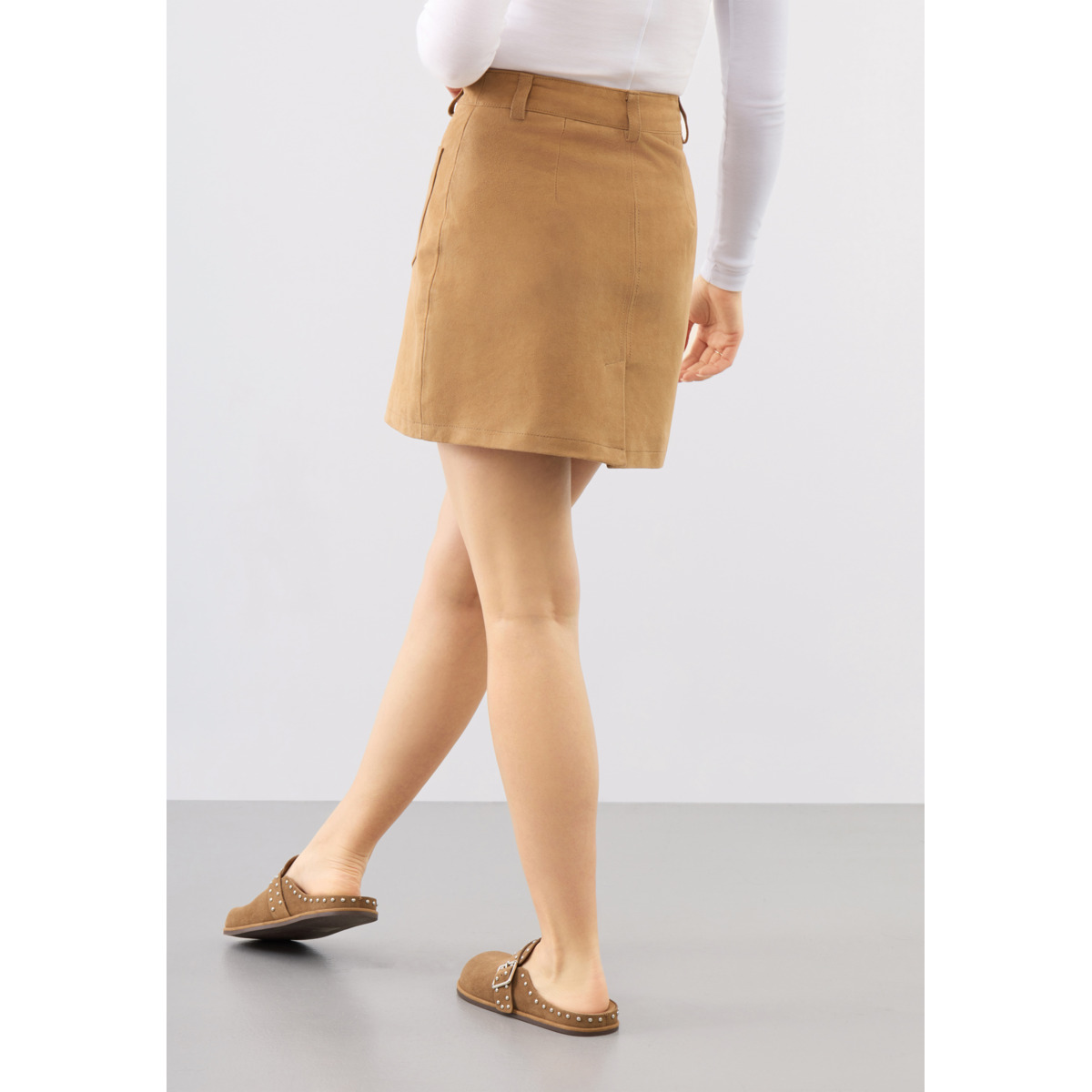 Bolongaro Trevor Ayla Mini Skirt Lederrock braun