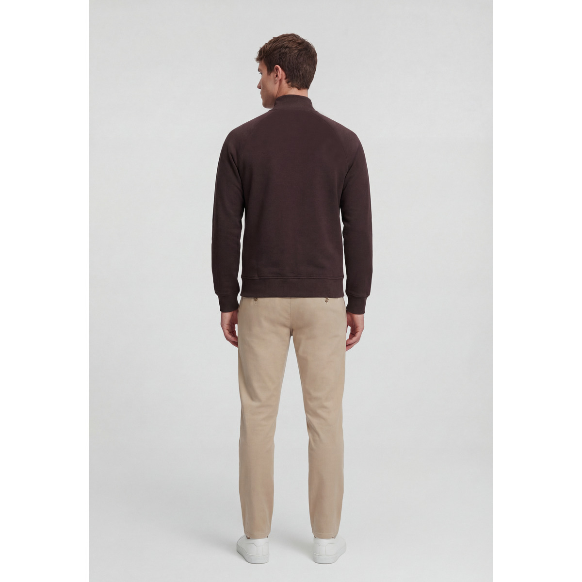 KARL LAGERFELD 705000 Sweatjacke dunkelbraun