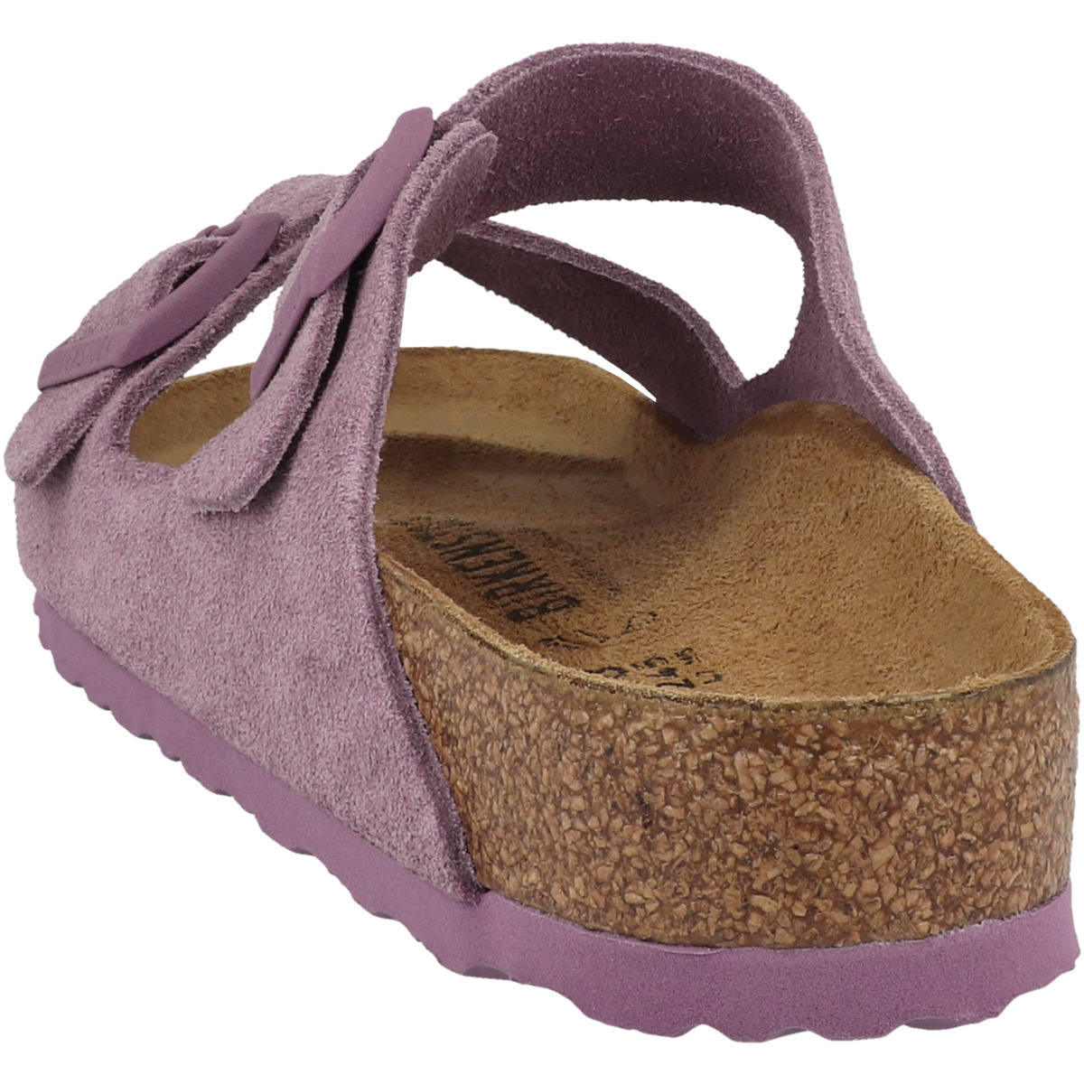 Birkenstock Arizona Veloursleder Sandale normal lila