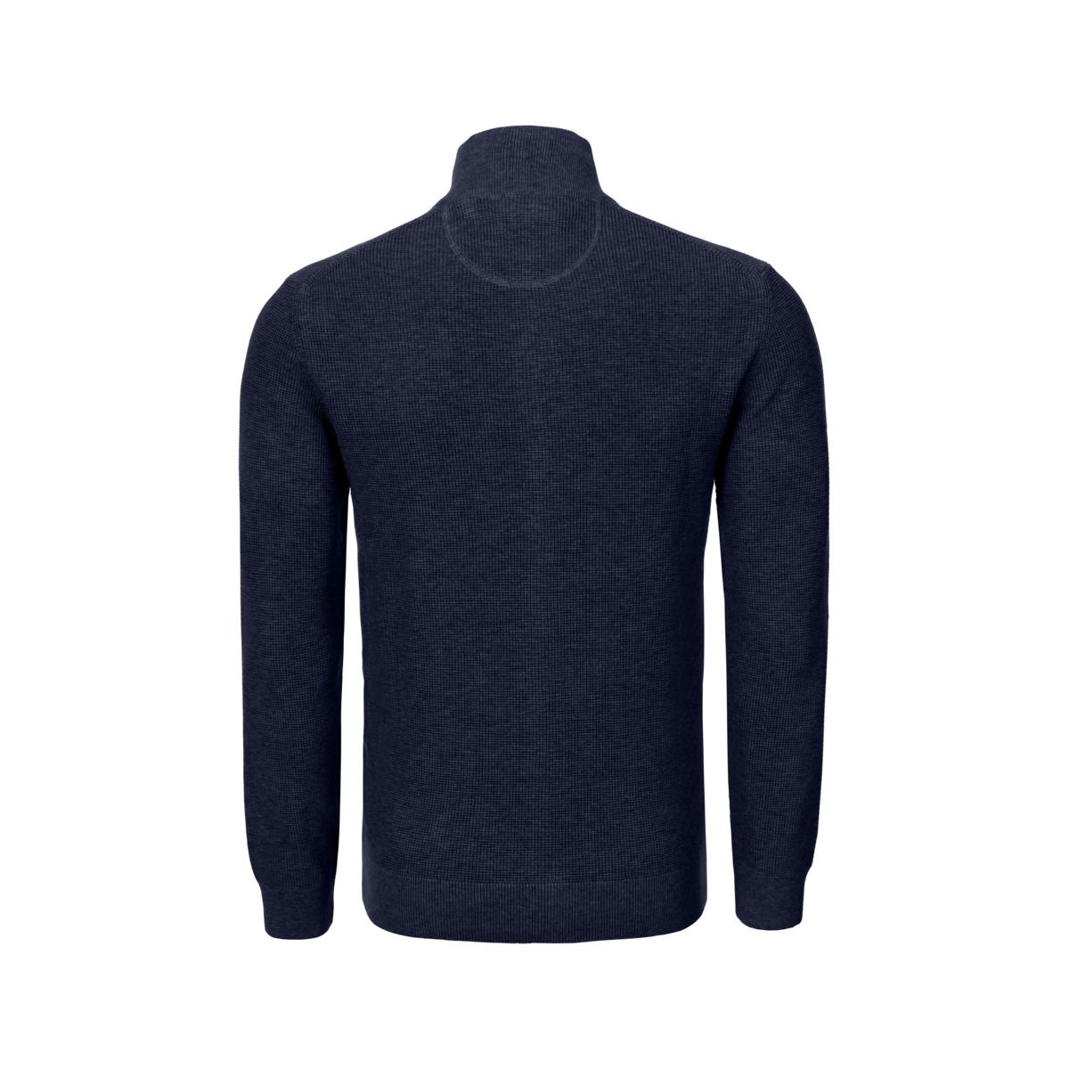 GANT Micro Textured Cotton Zip  Strickjacke dunkelblau