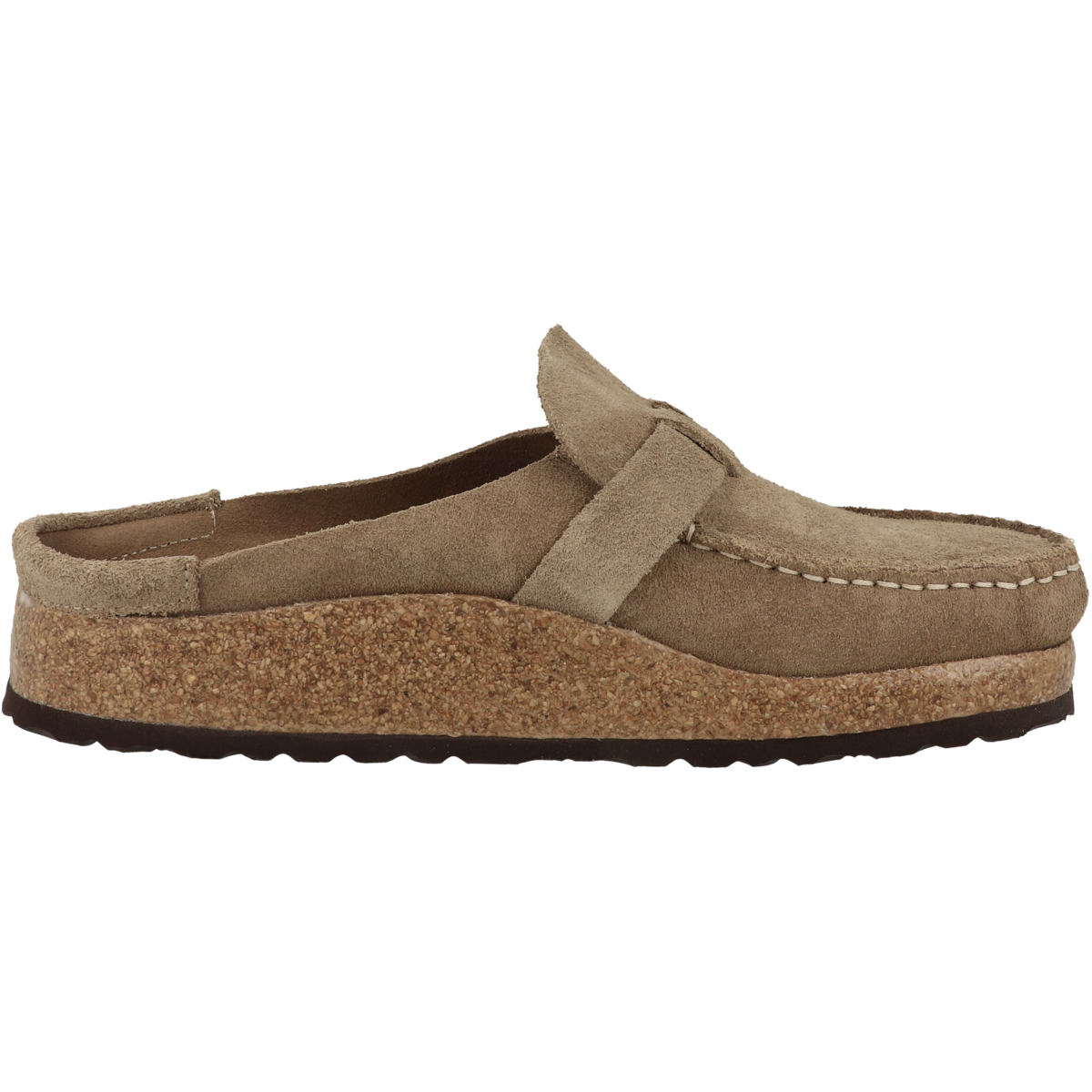 Birkenstock Buckley Veloursleder Clogs normal braun