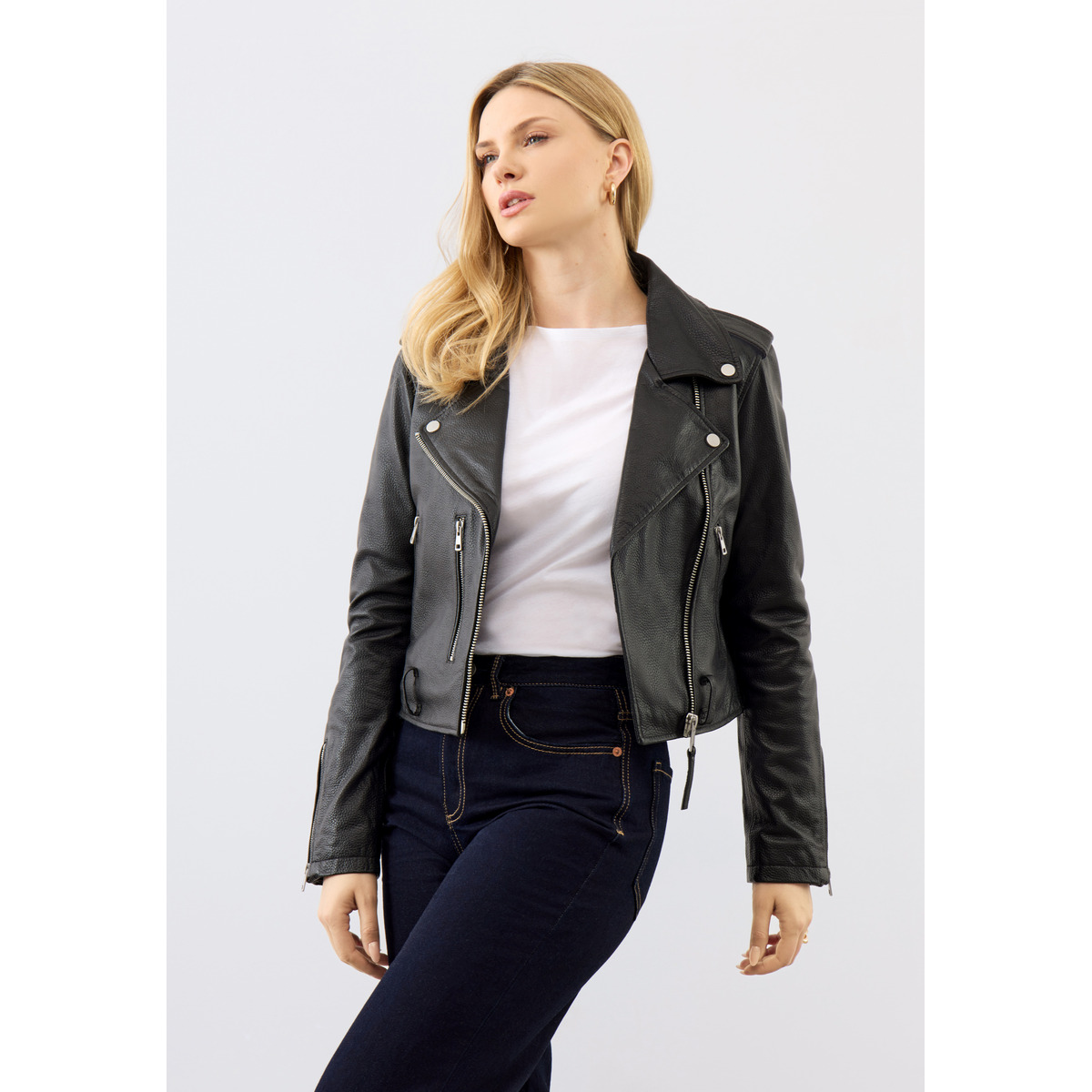 Bolongaro Trevor Katie Biker Lederjacke schwarz