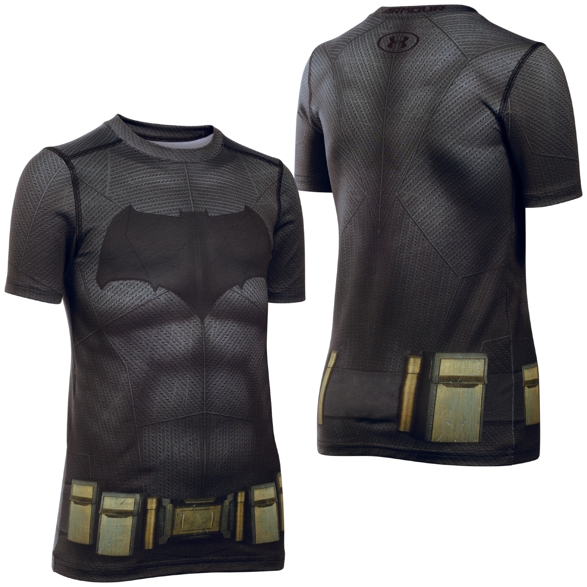 Under Armour Heatgear Fitted Batman Suit Short Sleeve Funktionstshirt schwarz