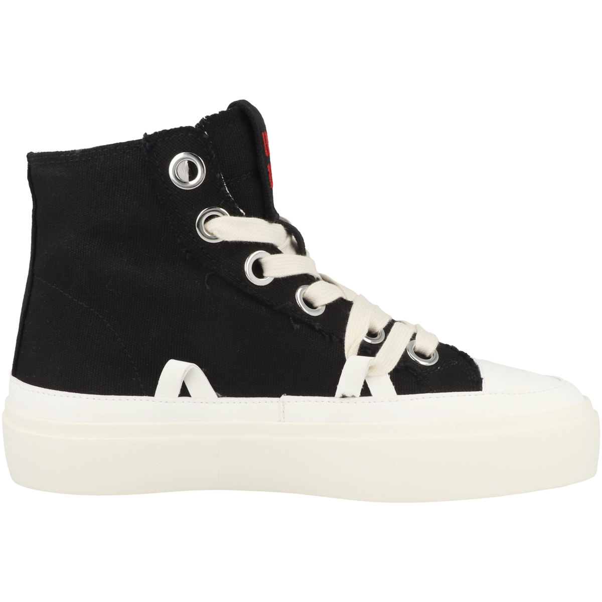 Inuikii Matilda High Top Distressed Sneaker high schwarz
