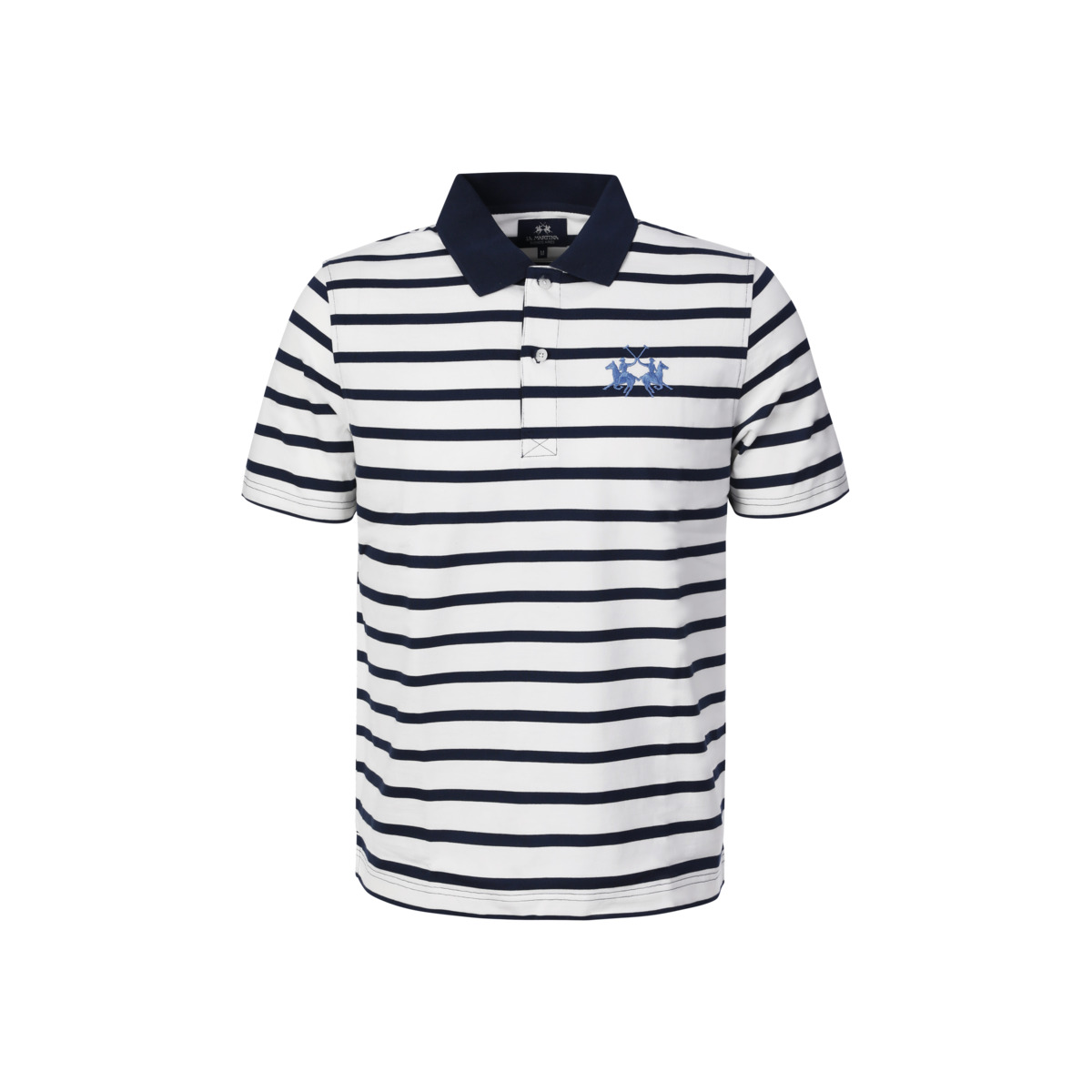 La Martina MCP010 Poloshirt blau/weiss