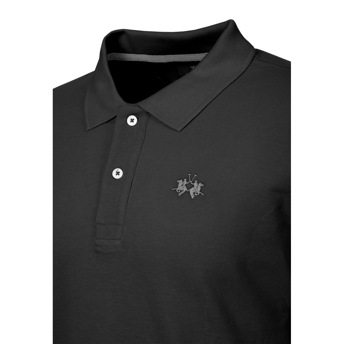 La Martina BPMP11 Poloshirt schwarz
