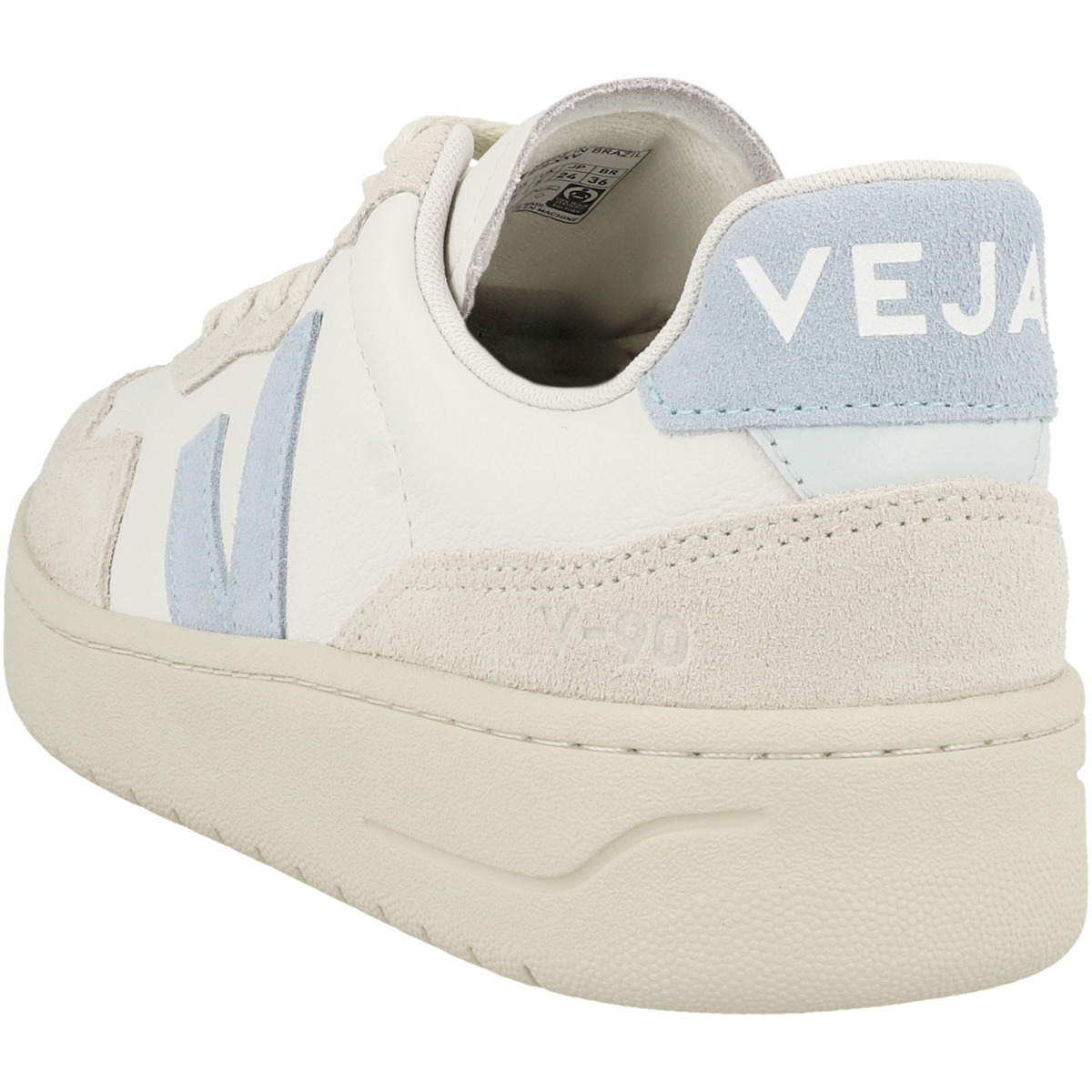 VEJA V-90 O.T. Leather Sneaker low weiss